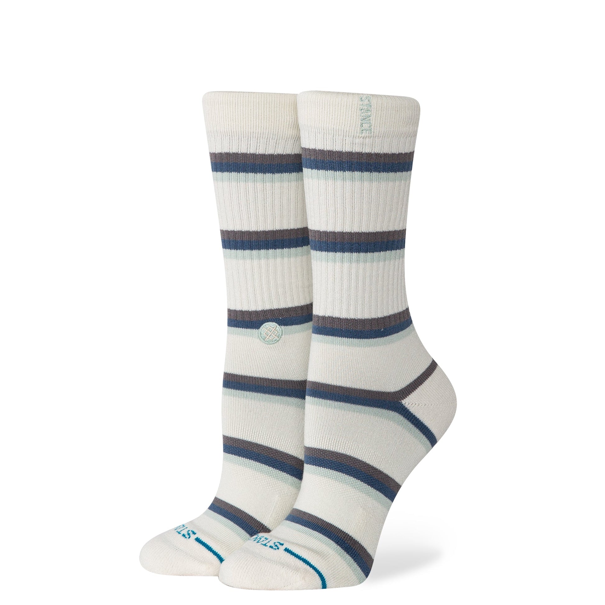 Stance Womens Strata Crew Sock Ivory