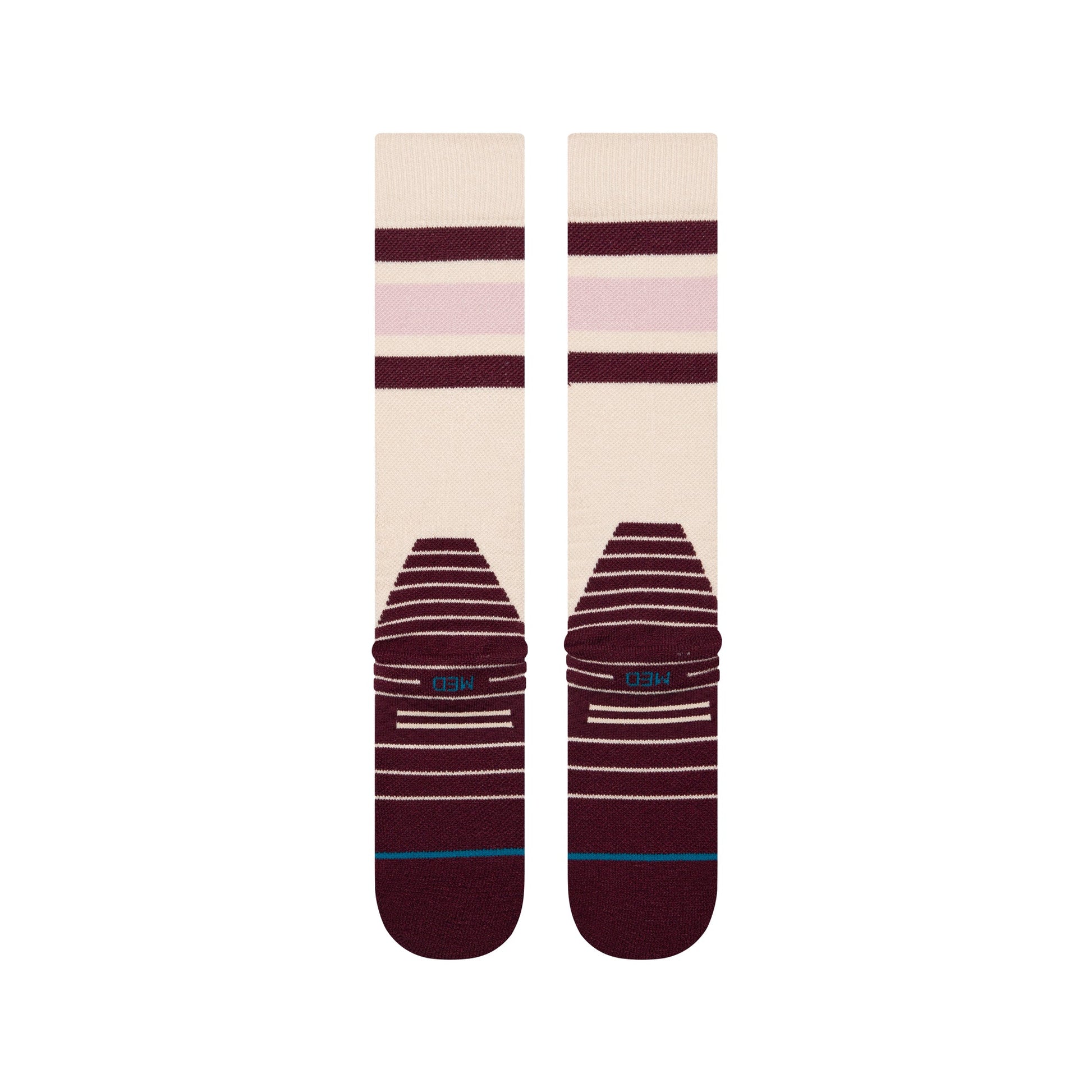 Stance Womens Boyd Mid Wool Snow Sock Oatmeal