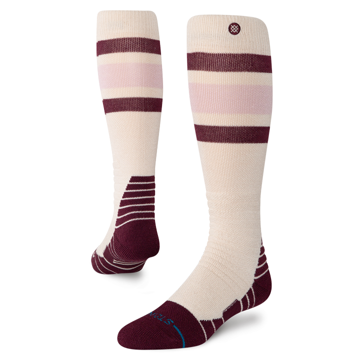 Stance Womens Boyd Mid Wool Snow Sock Oatmeal