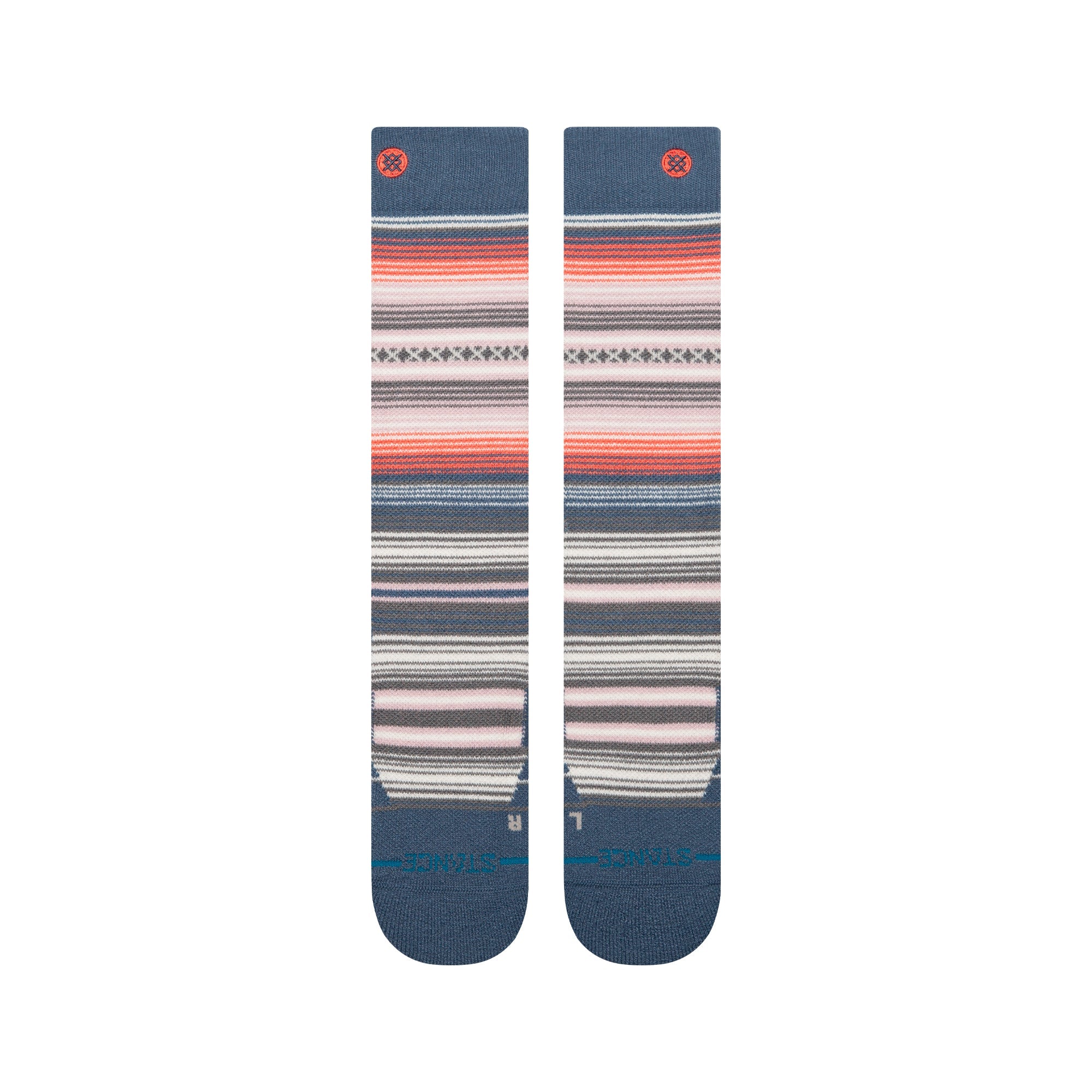 Stance Womens Curren Mid Wool Snow Sock Sea Blue