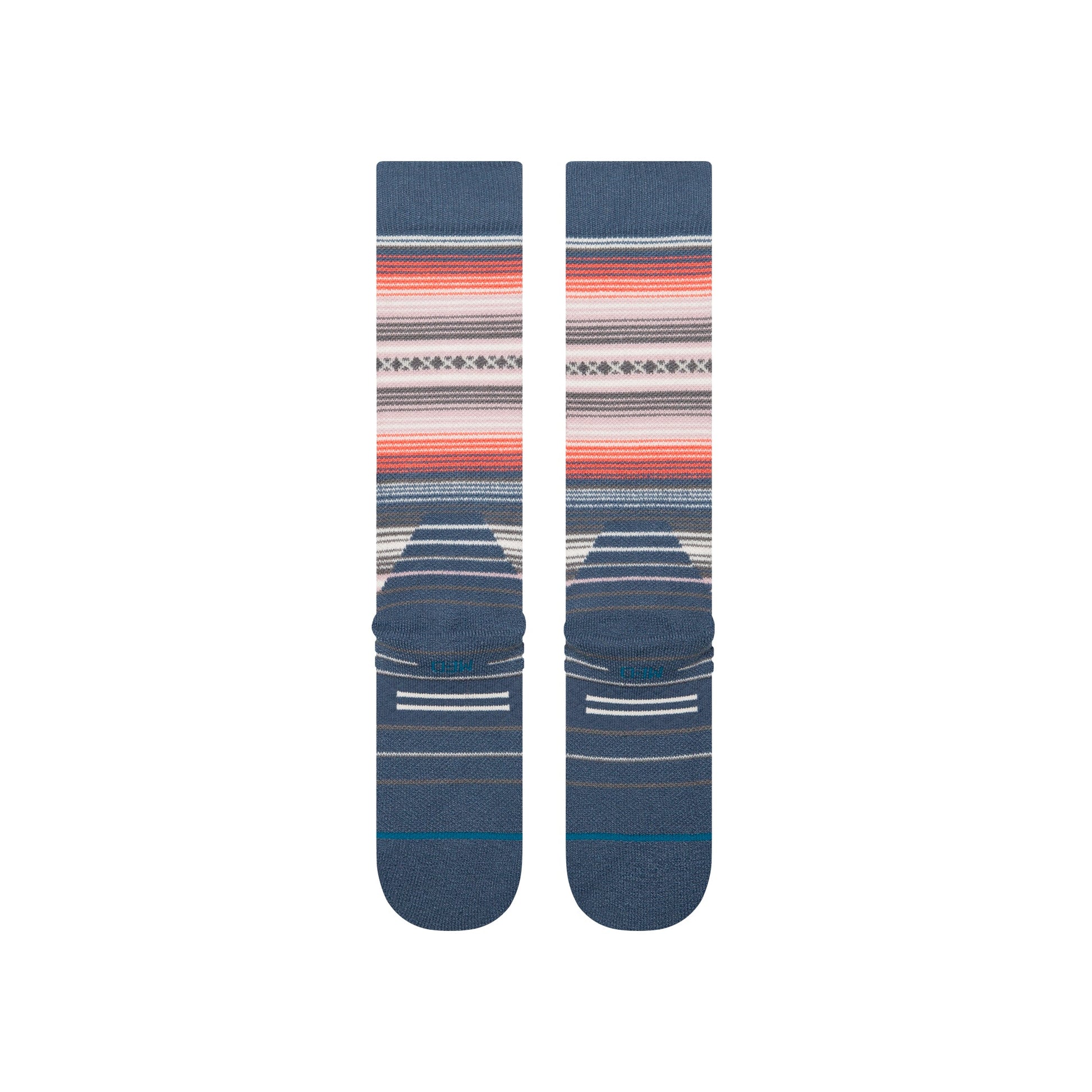 Stance Womens Curren Mid Wool Snow Sock Sea Blue