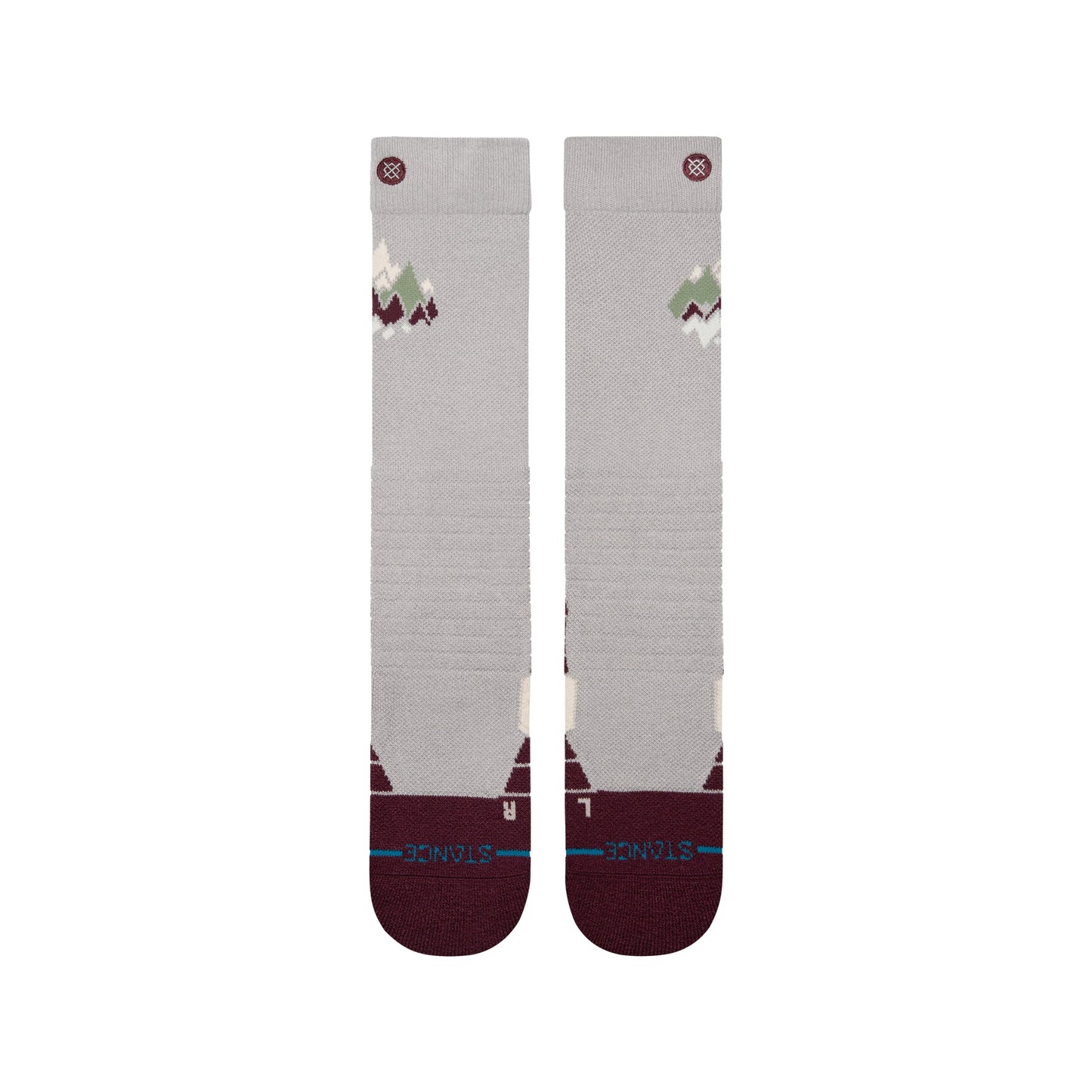 Stance Womens Peaks Mid Wool Snow Sock Fig
