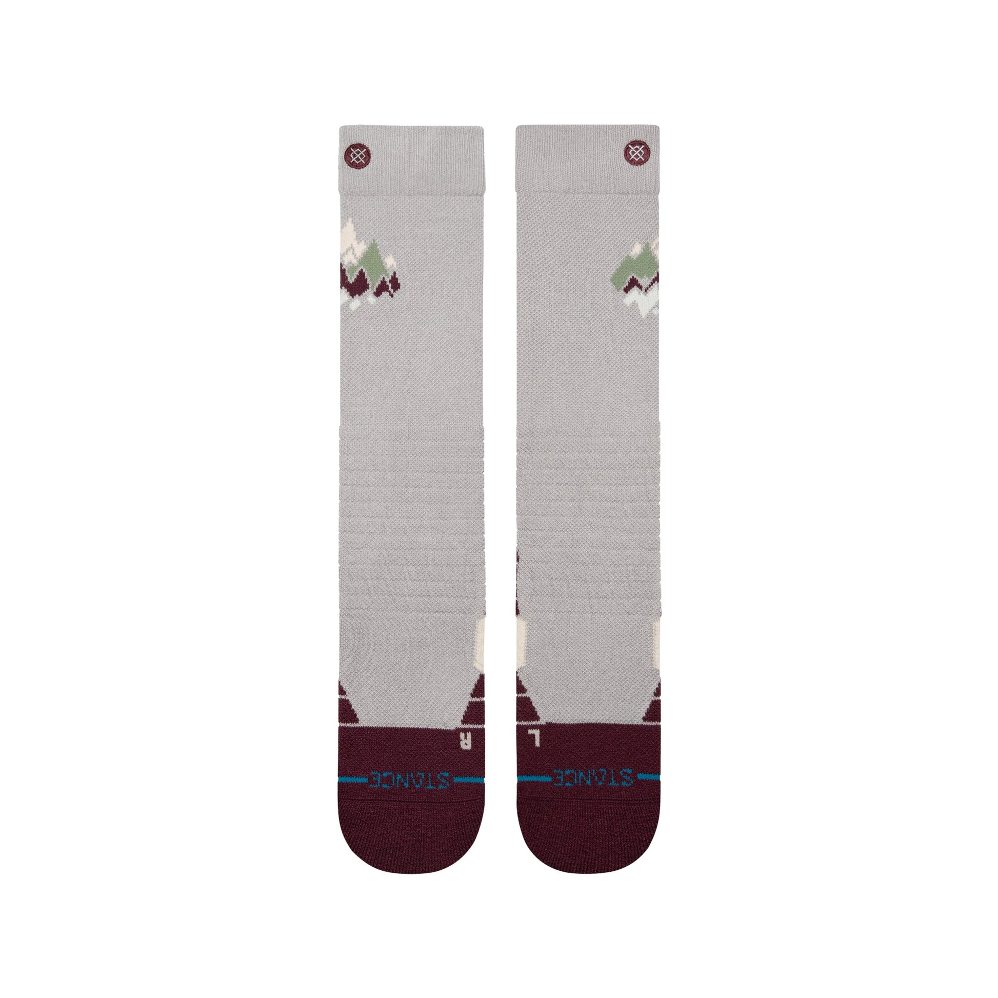 Stance Womens Peaks Mid Wool Snow Sock Fig