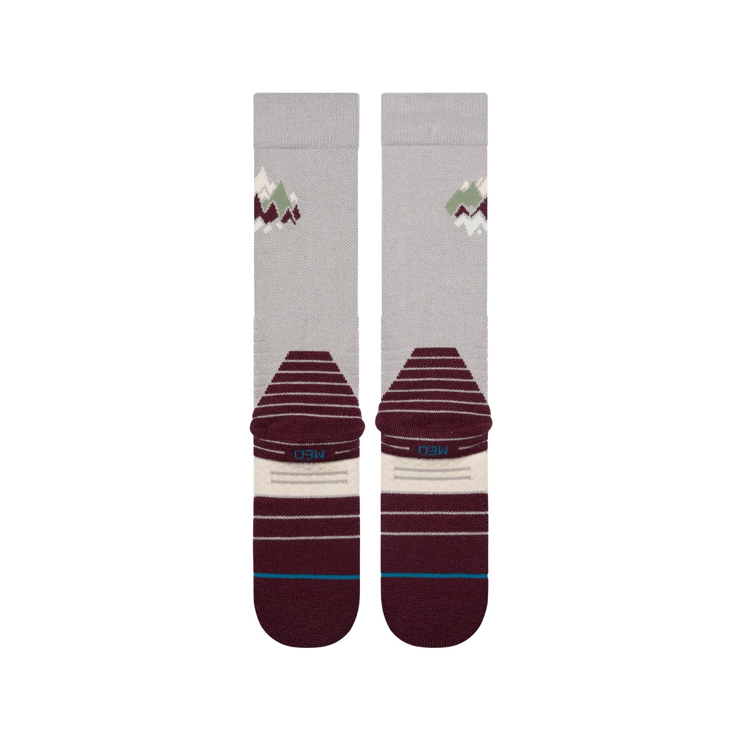 Stance Womens Peaks Mid Wool Snow Sock Fig