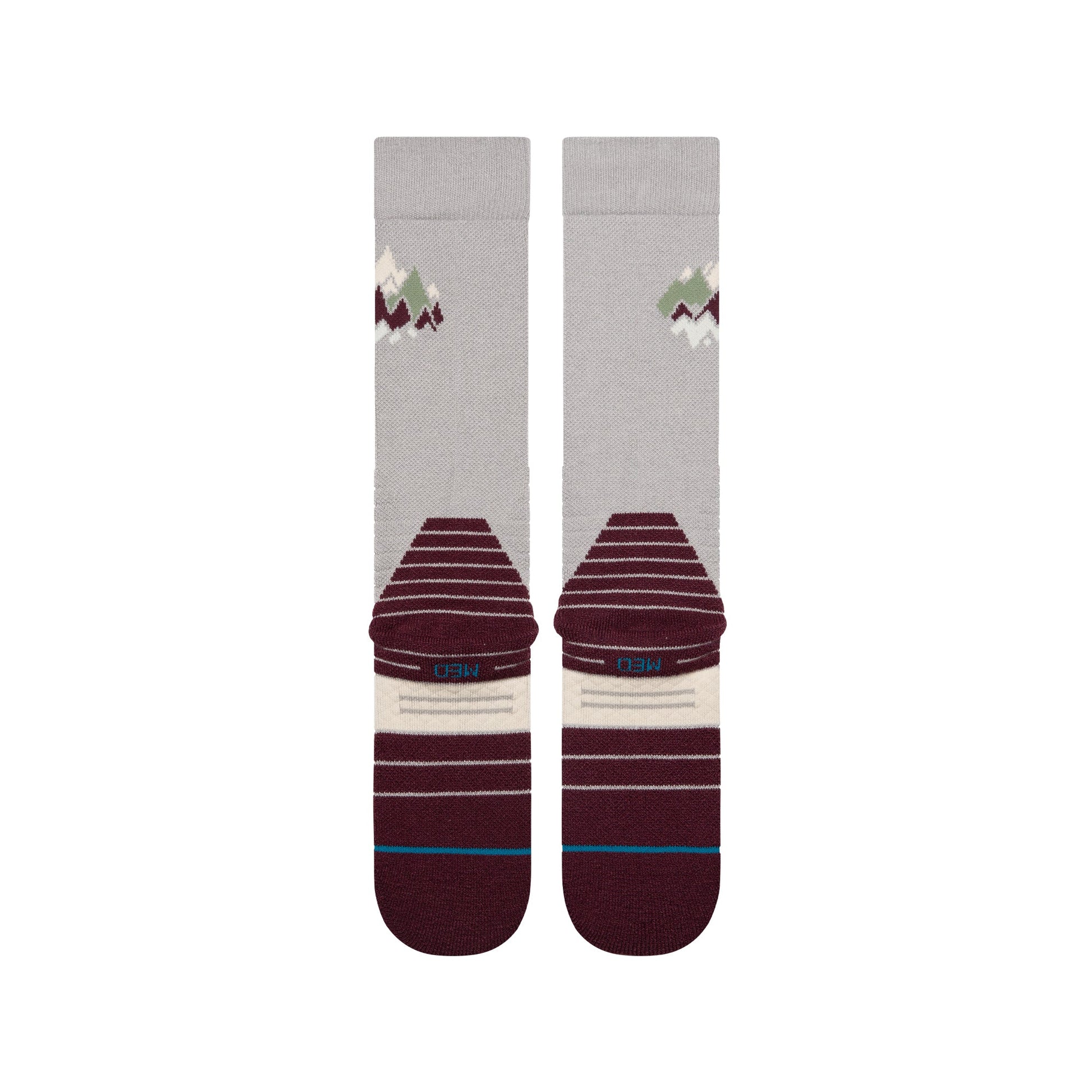 Stance Womens Peaks Mid Wool Snow Sock Fig