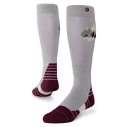 Stance Womens Peaks Mid Wool Snow Sock Fig
