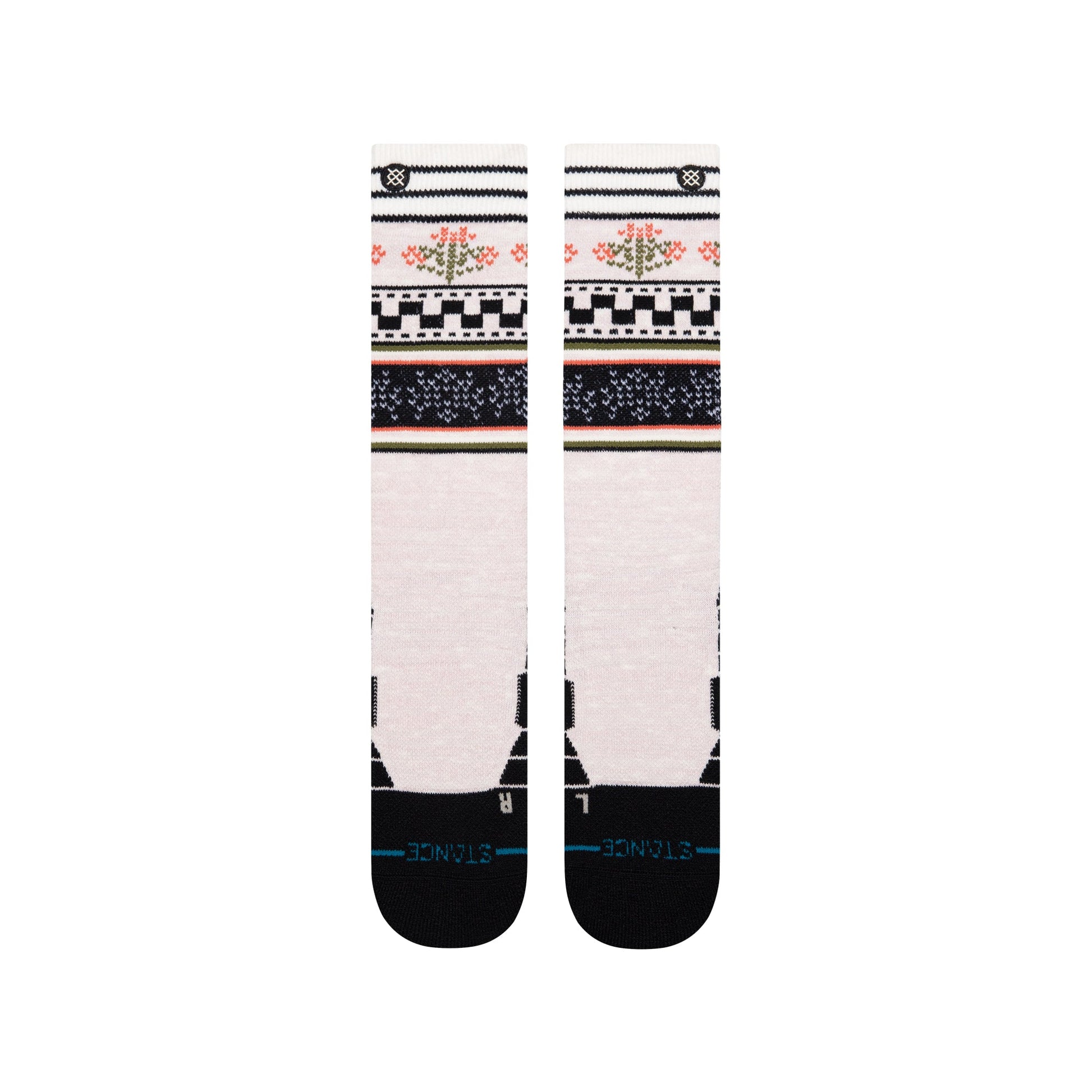 Stance Winter Bloom Mid Crew Sock Lilac