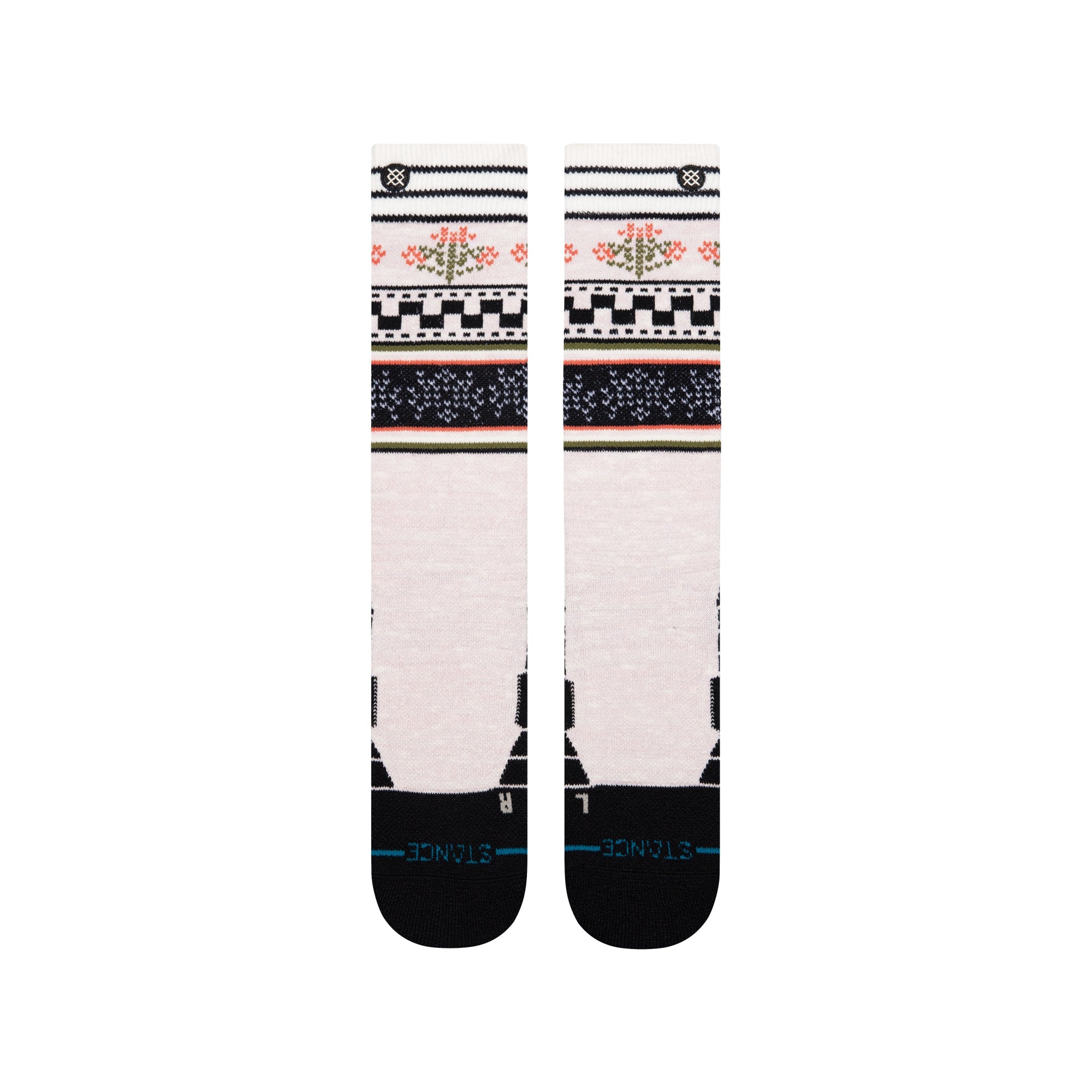 Stance Winter Bloom Mid Crew Sock Lilac
