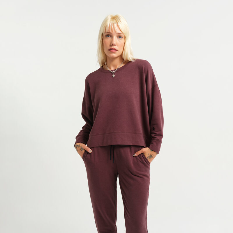 Stance Women&#39;s Shelter Crew Plum |model