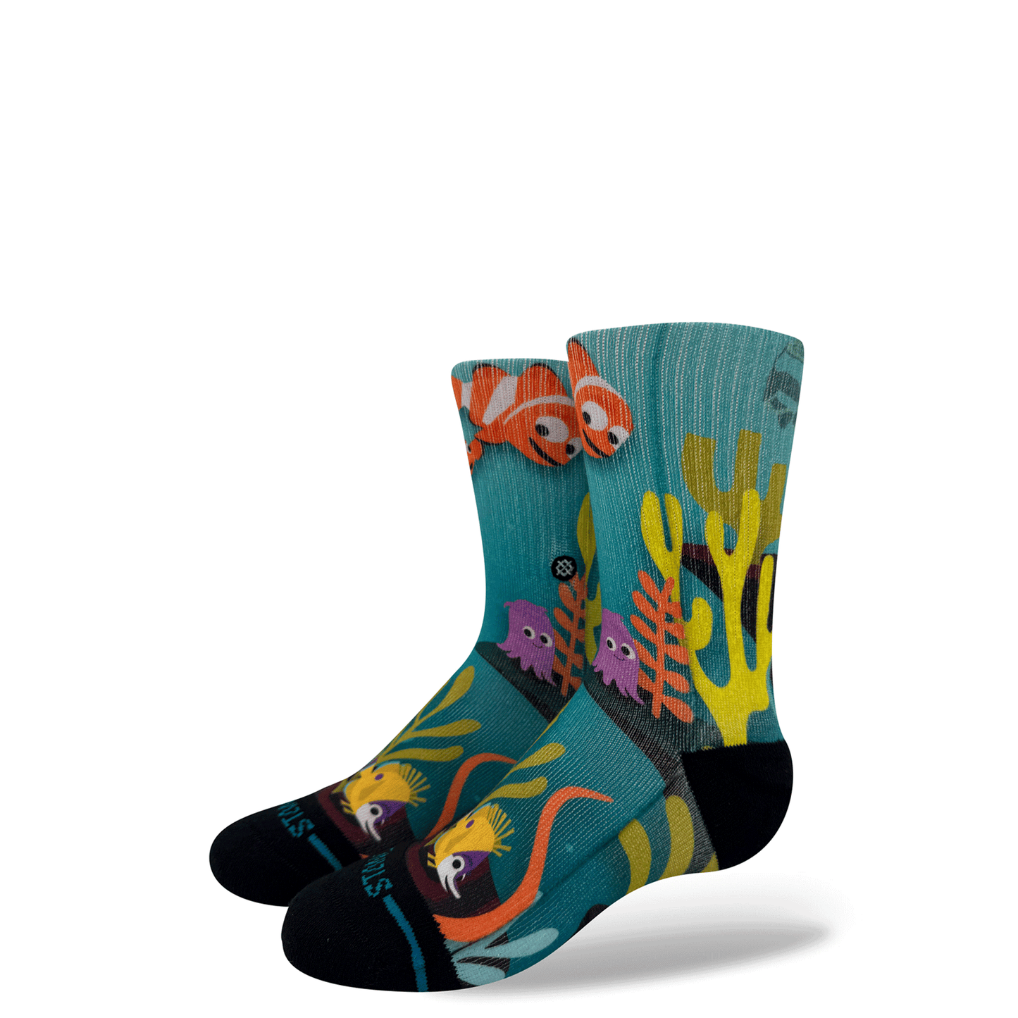 Stance Lucky Fin Kids Crew Sock Blue