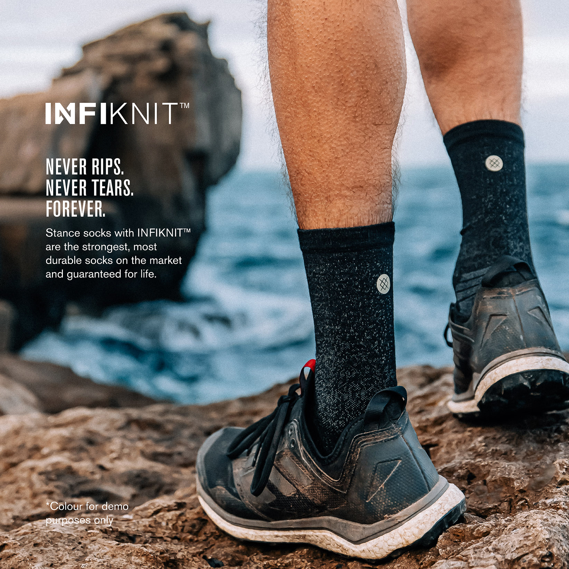 Stance Socks RUN CREW White