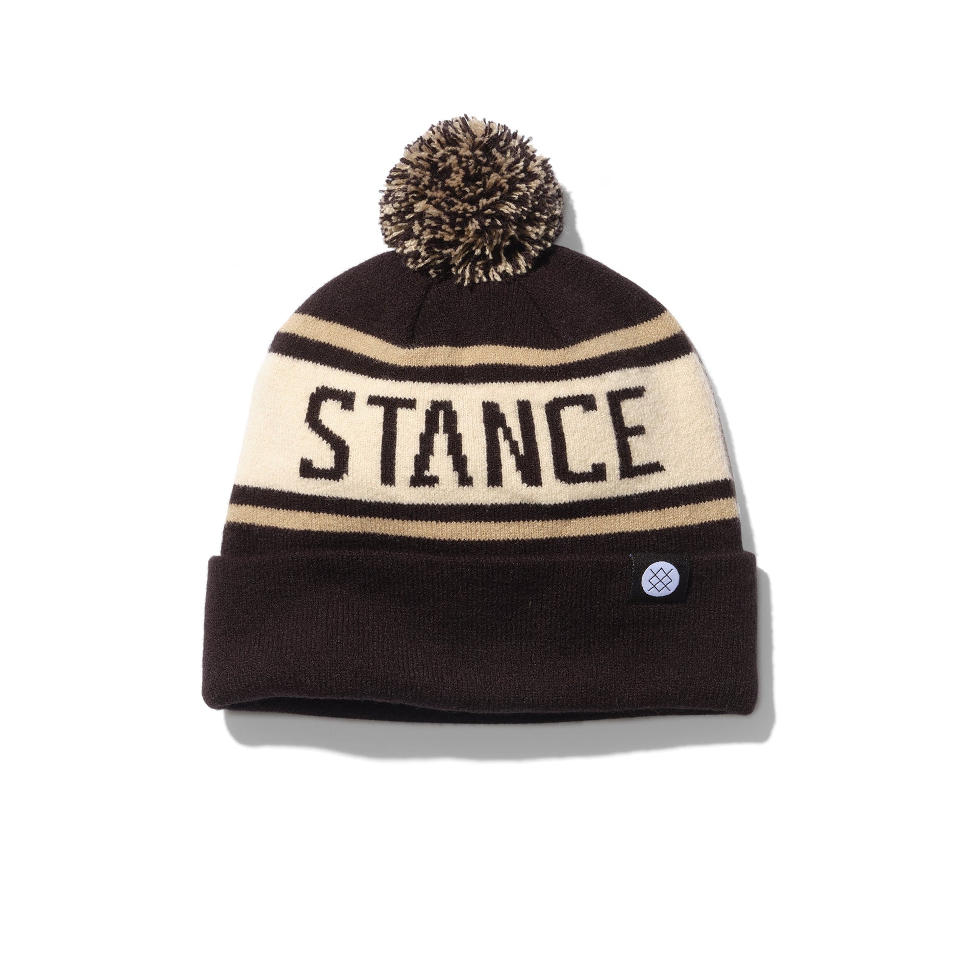 Stance OG Pom Beanie Black/White