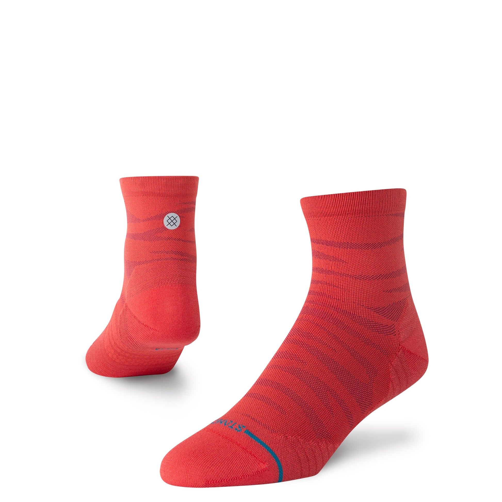 Stance Ridge Quarter Sock Red