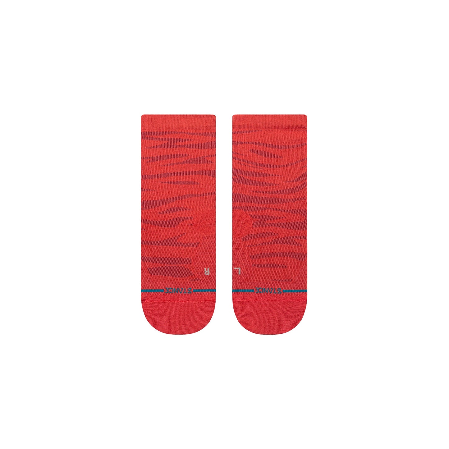 Stance Ridge Quarter Sock Red