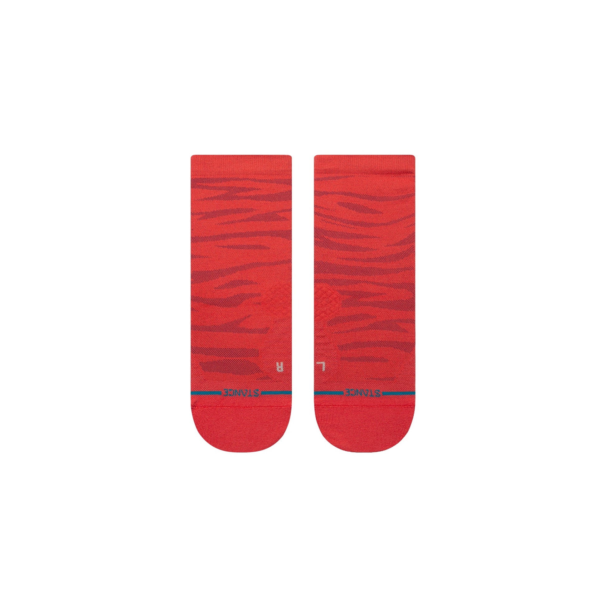 Stance Ridge Quarter Sock Red