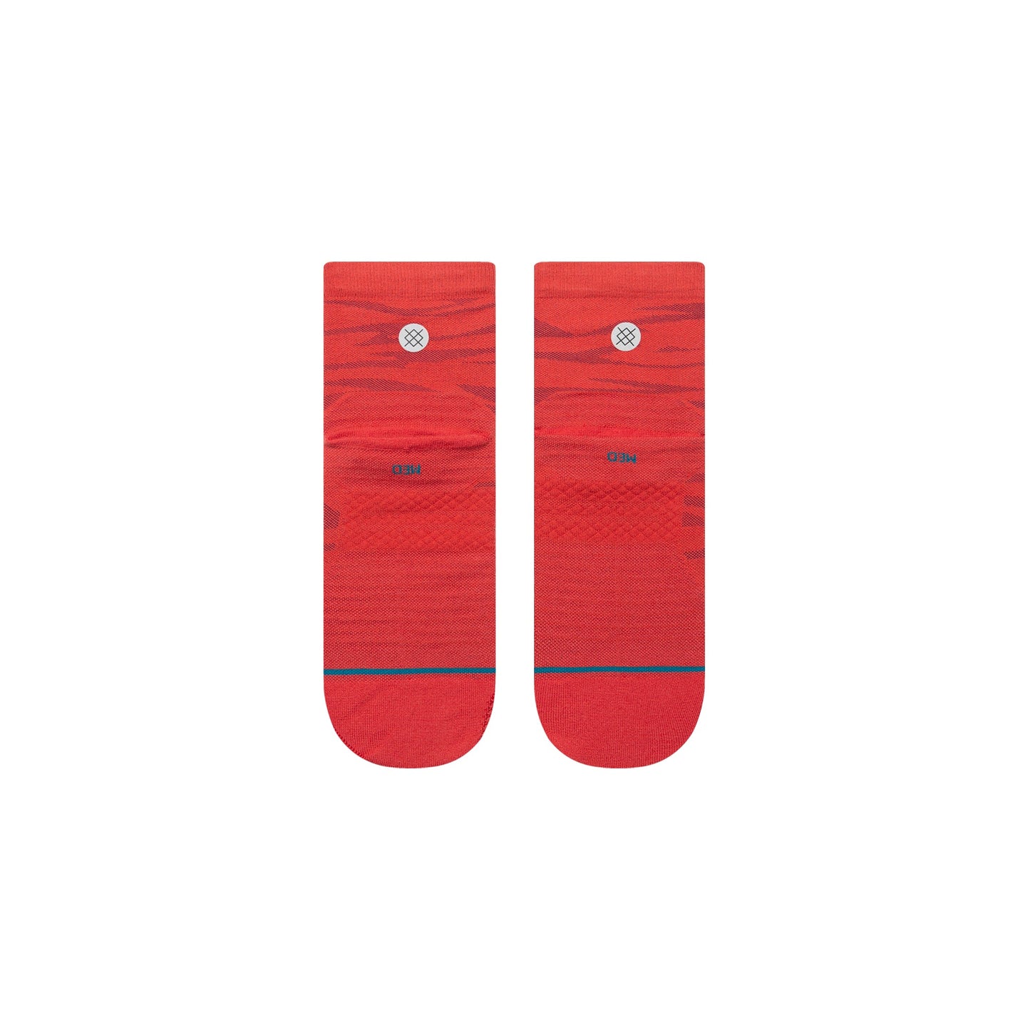 Stance Ridge Quarter Sock Red