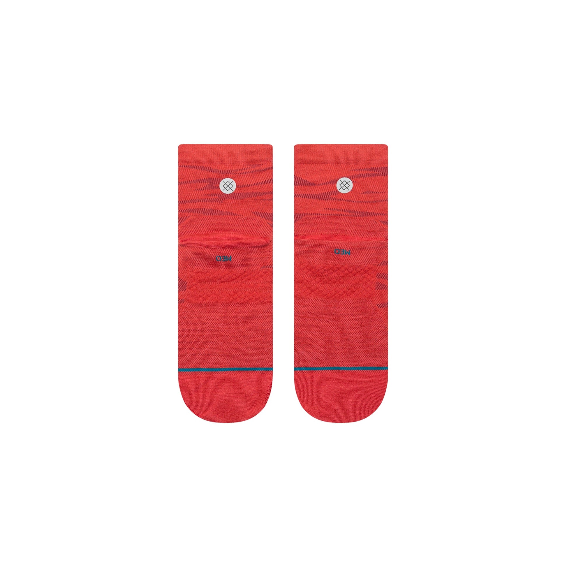 Stance Ridge Quarter Sock Red