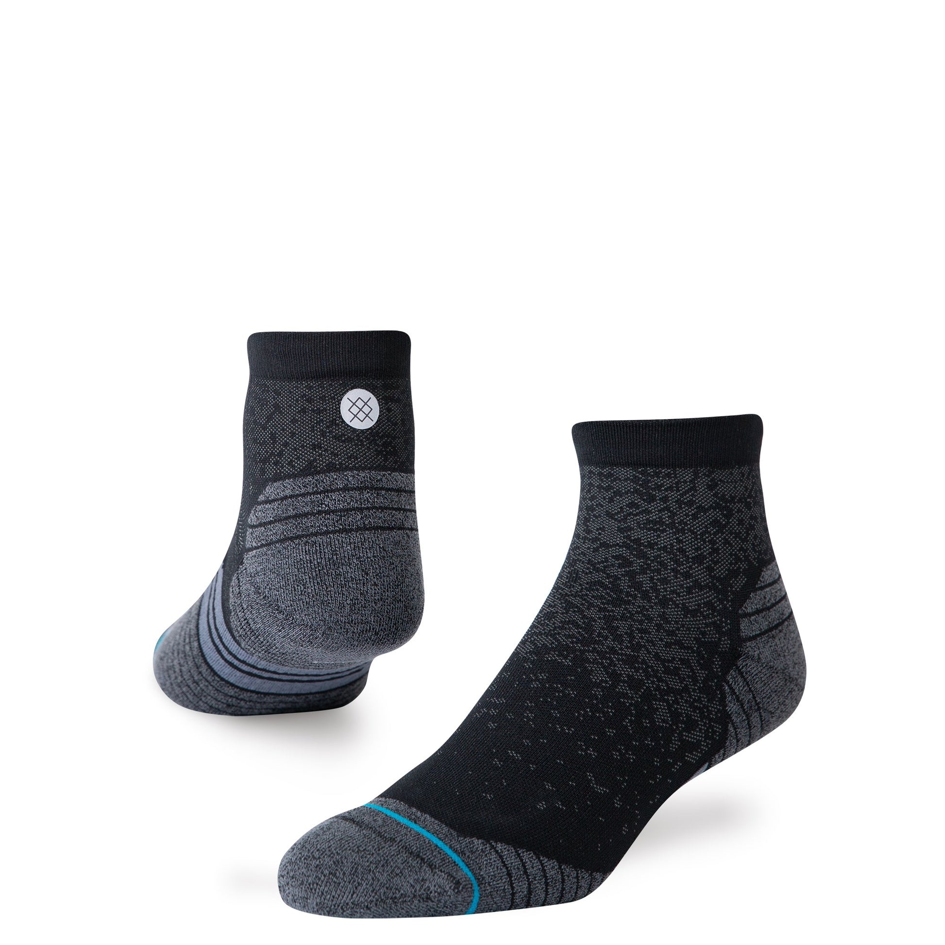 Stance Socks RUN QUARTER Black