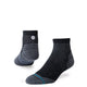 Stance Socks RUN QUARTER Black