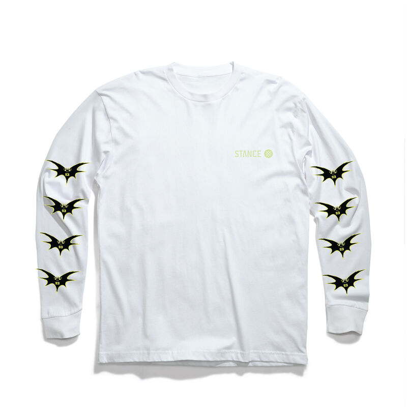Stance Nightmare Long Sleeve T-Shirt White