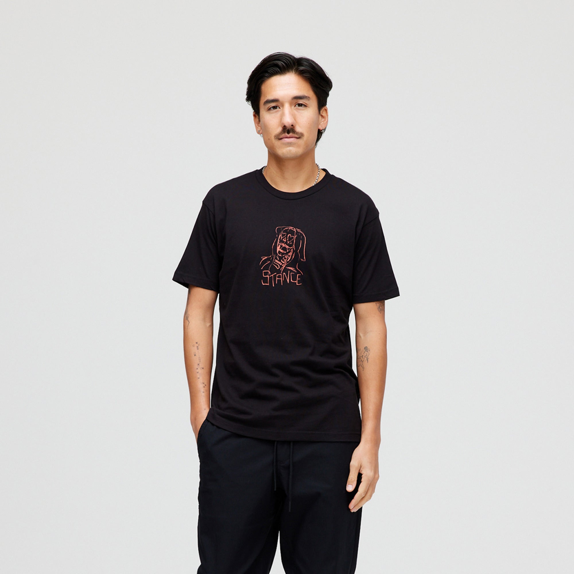 Stance Burn For You T-Shirt Black |model