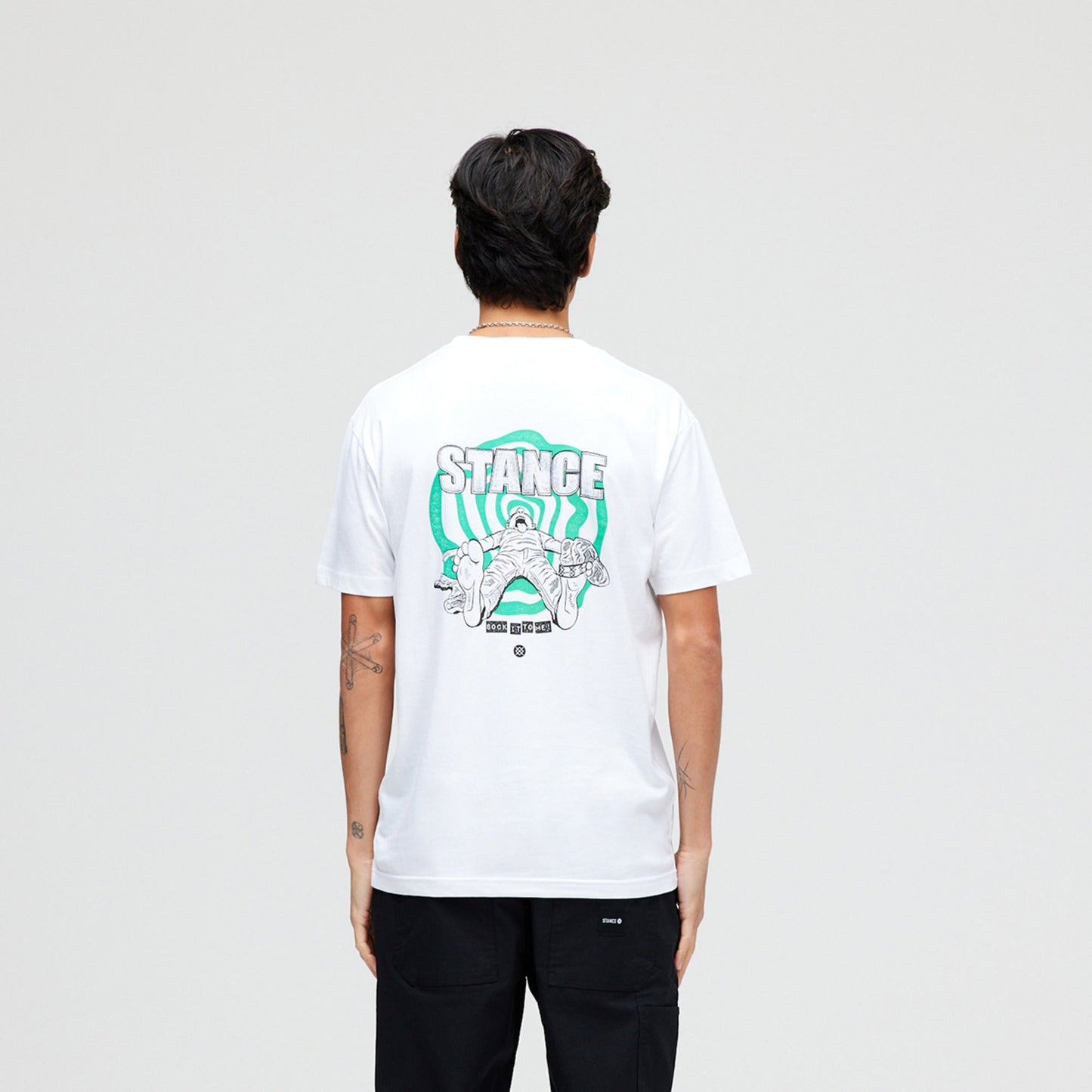 Stance Sock It To Me T-Shirt White |model