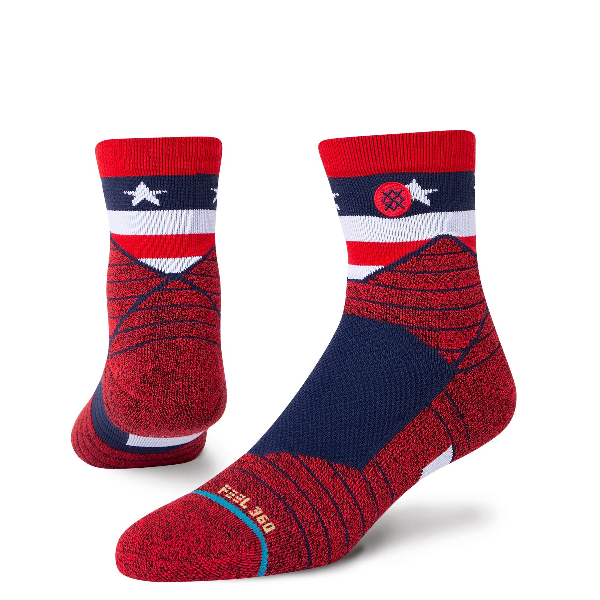 Stance AMERICAN QUARTER Red