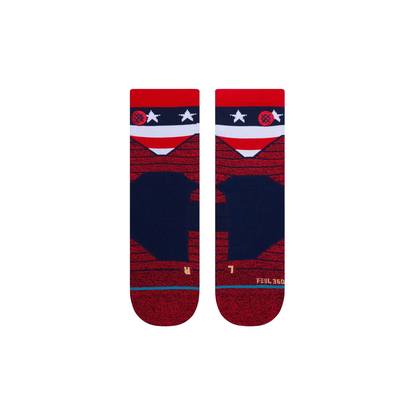 Stance AMERICAN QUARTER Red