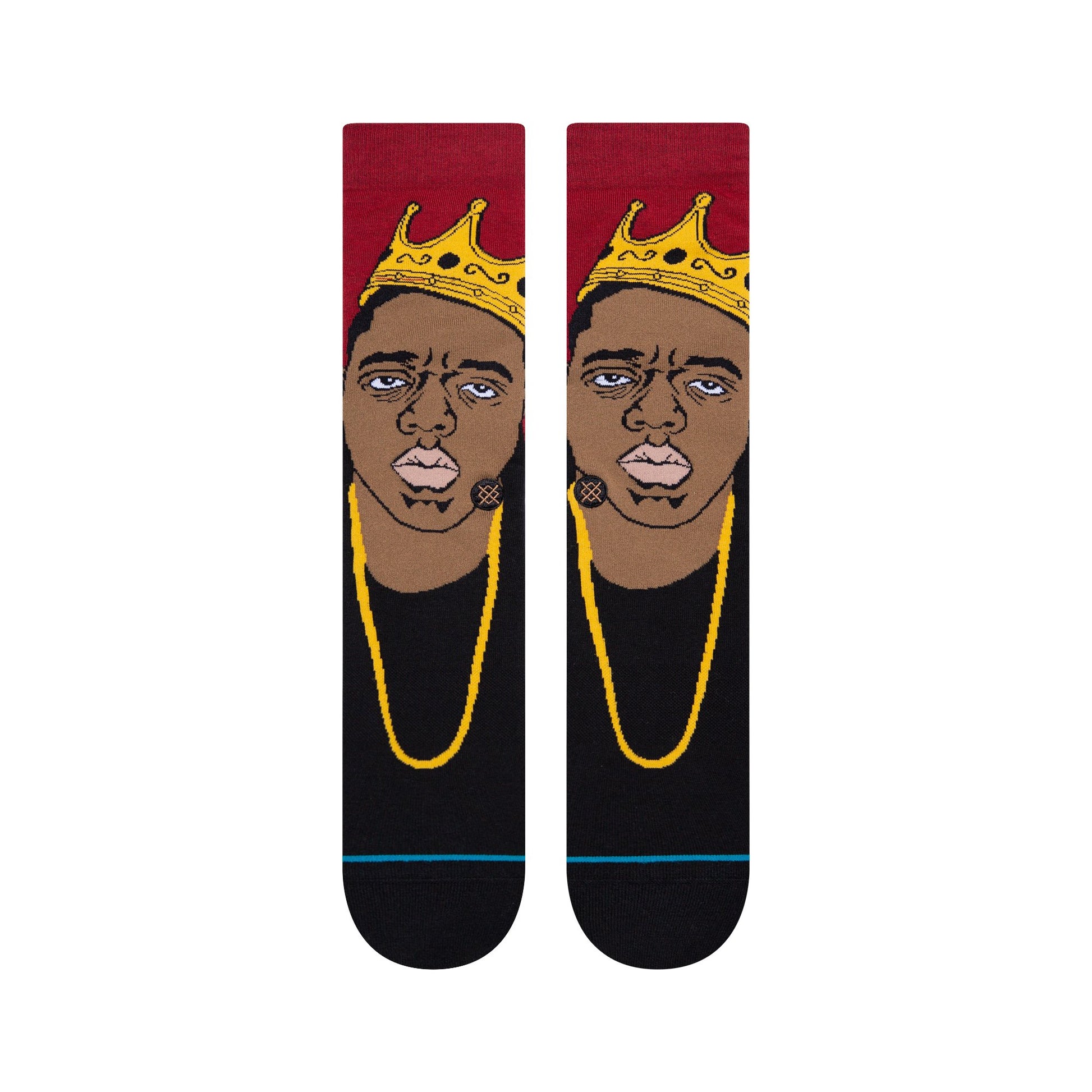 Stance Socks BIGGIE RESURRECTED CREW SOCK Black