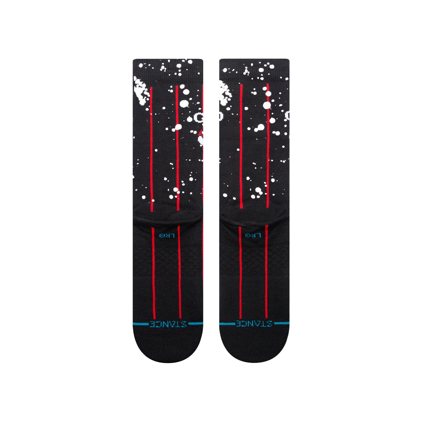 Stance Overspray Chicago Bulls Crew Sock Black