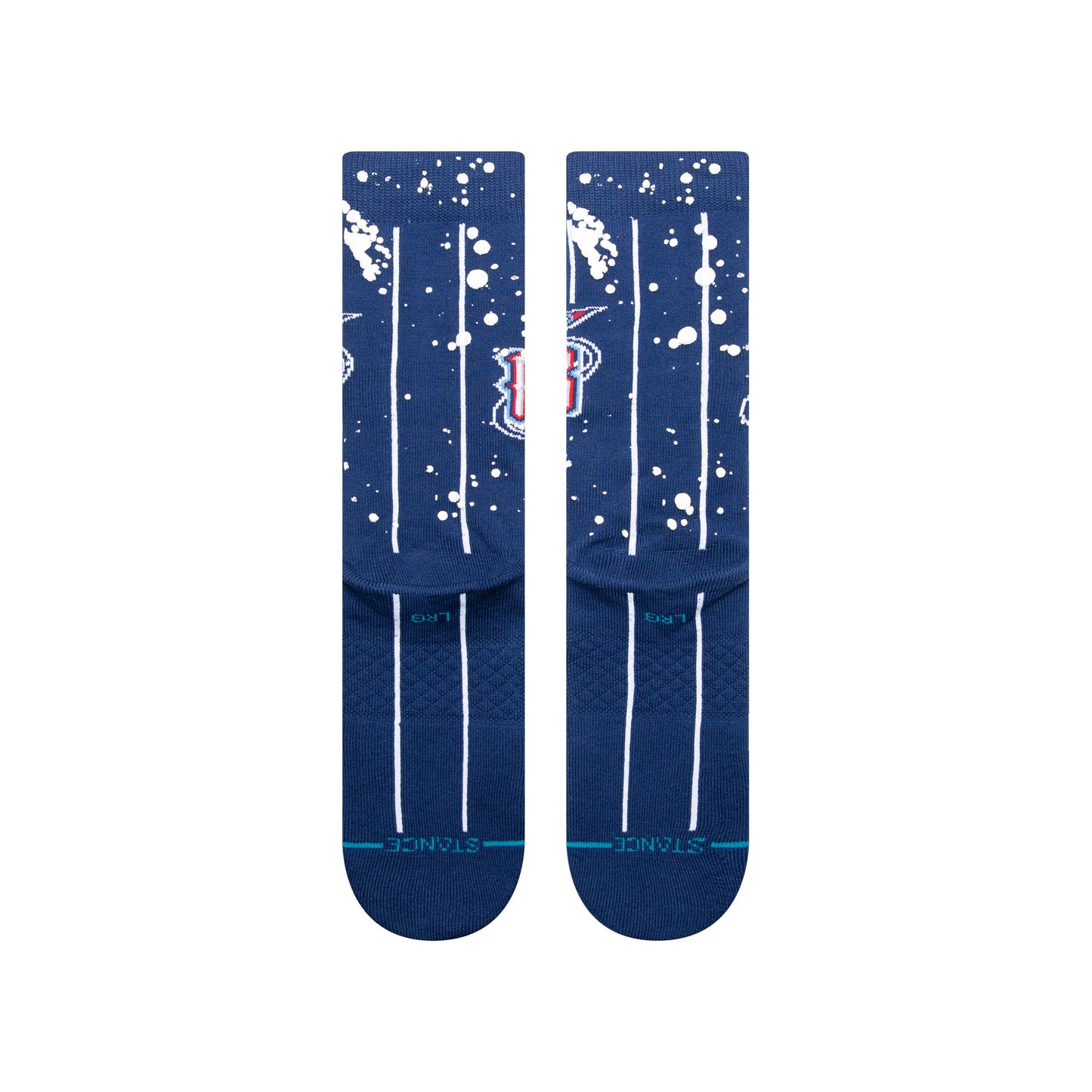 Stance Overspray Houston Rockets Crew Sock Navy