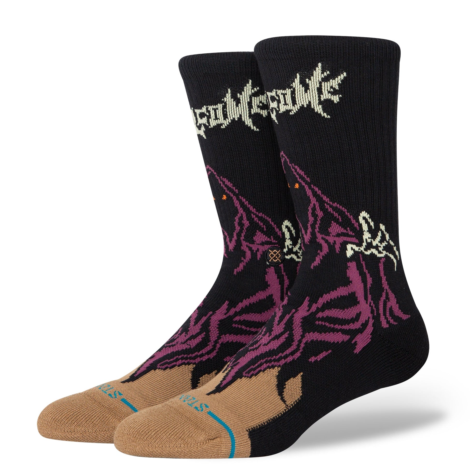 Stance Welcome Skelly Crew Sock Black