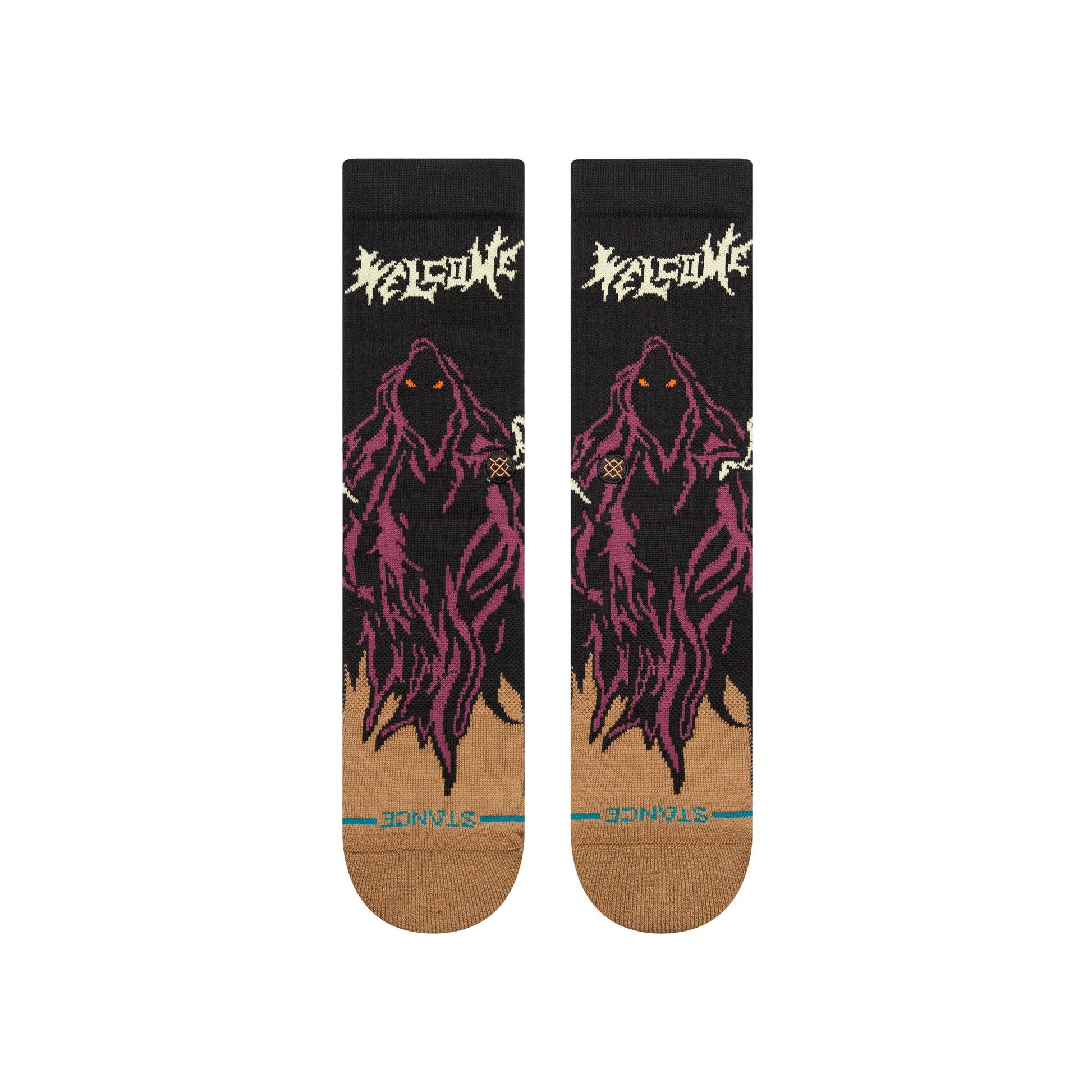Stance Welcome Skelly Crew Sock Black