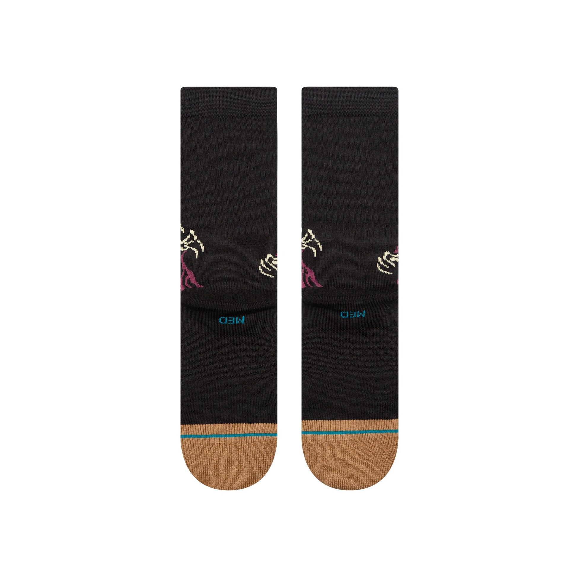 Stance Welcome Skelly Crew Sock Black