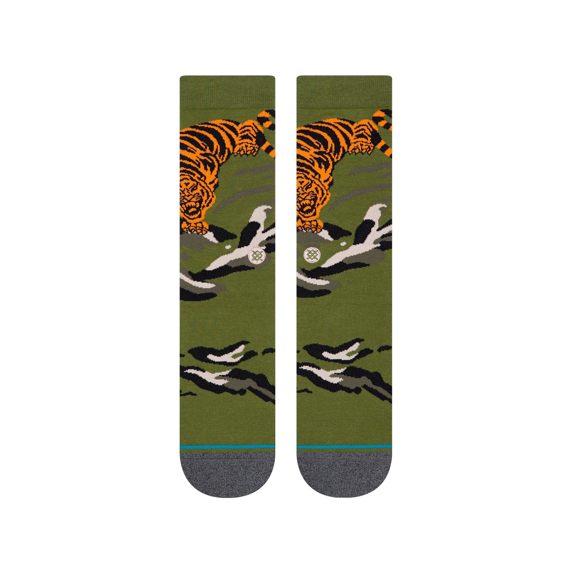 Stance Socks BIG CAT CREW Green