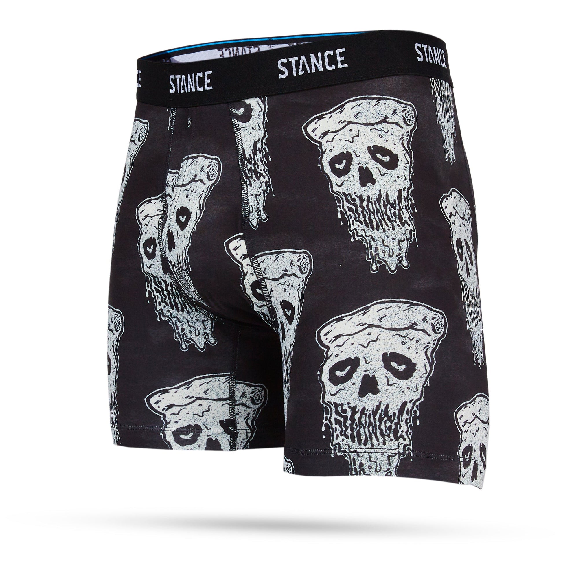 Stance Pizza Face Boxer Brief Black White