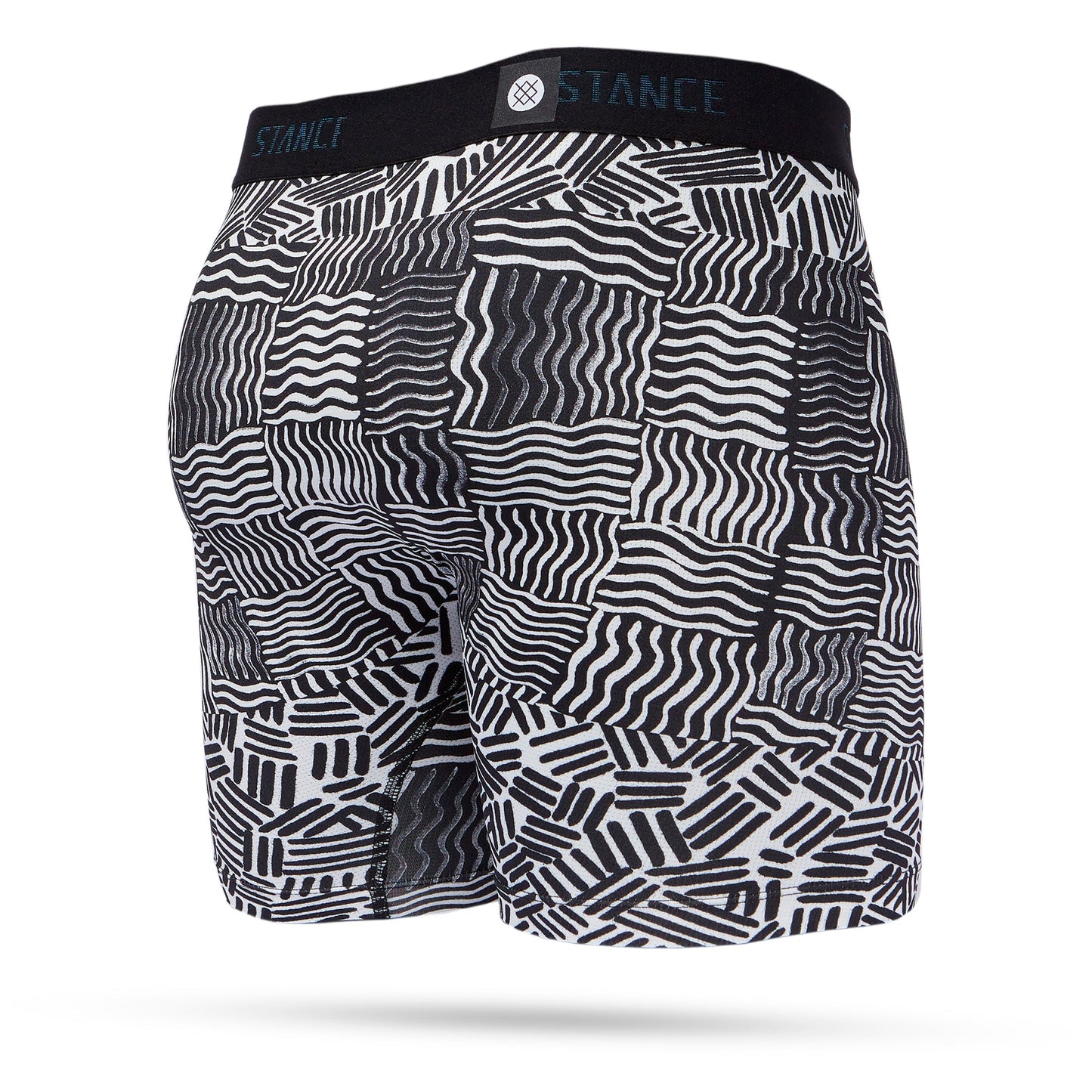 Stance Crosshatch Boxer Brief Wholester Black