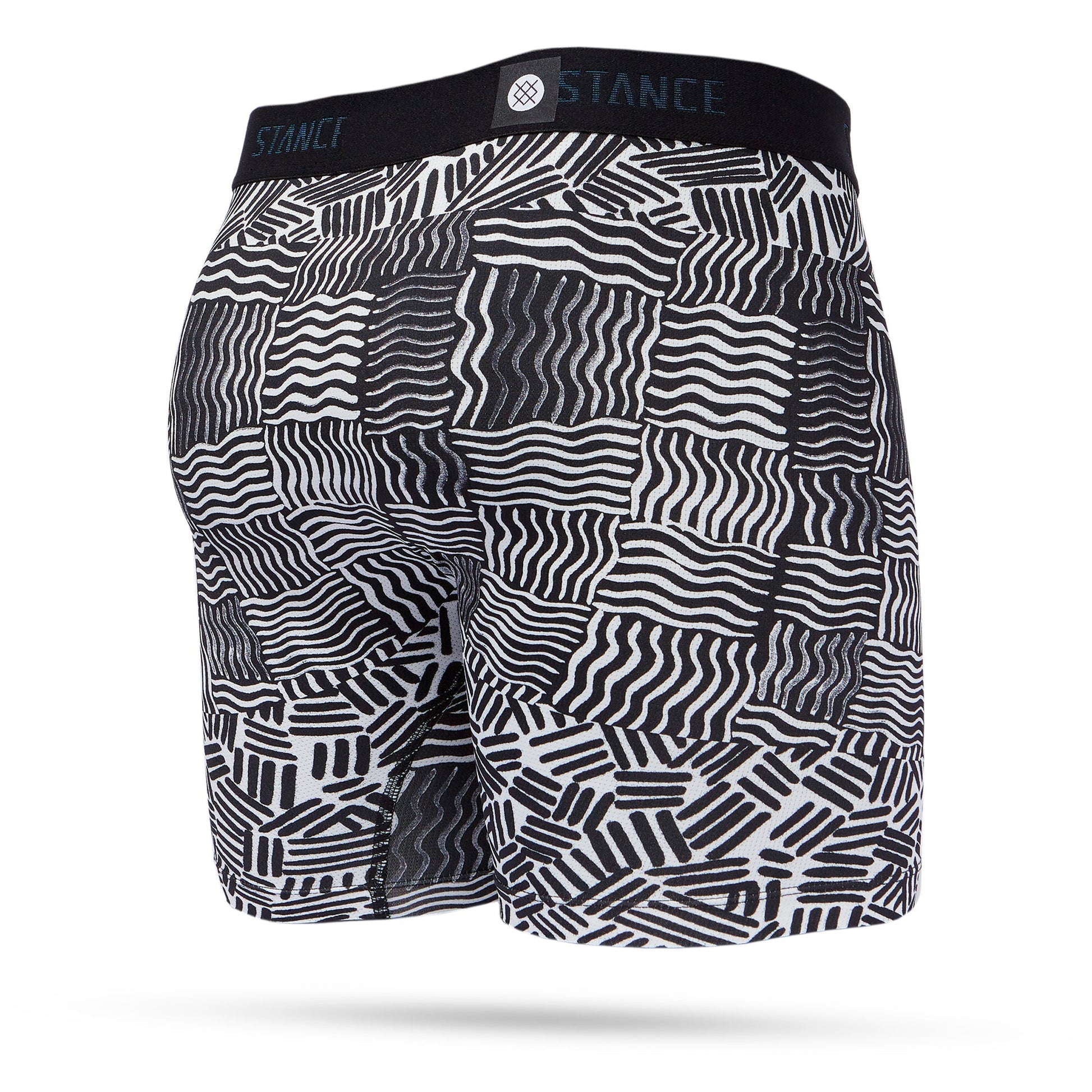 Stance Crosshatch Boxer Brief Wholester Black