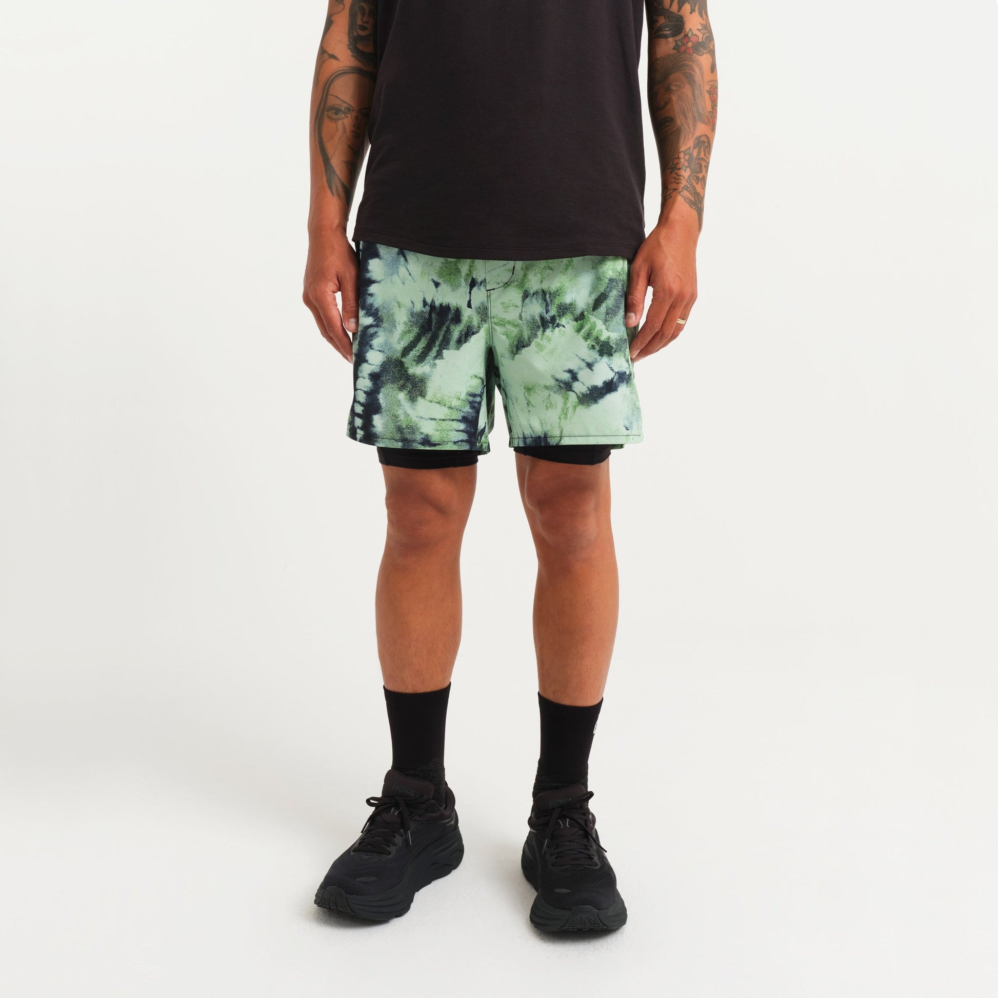 Stance Flux Performance Liner Short Jade |model