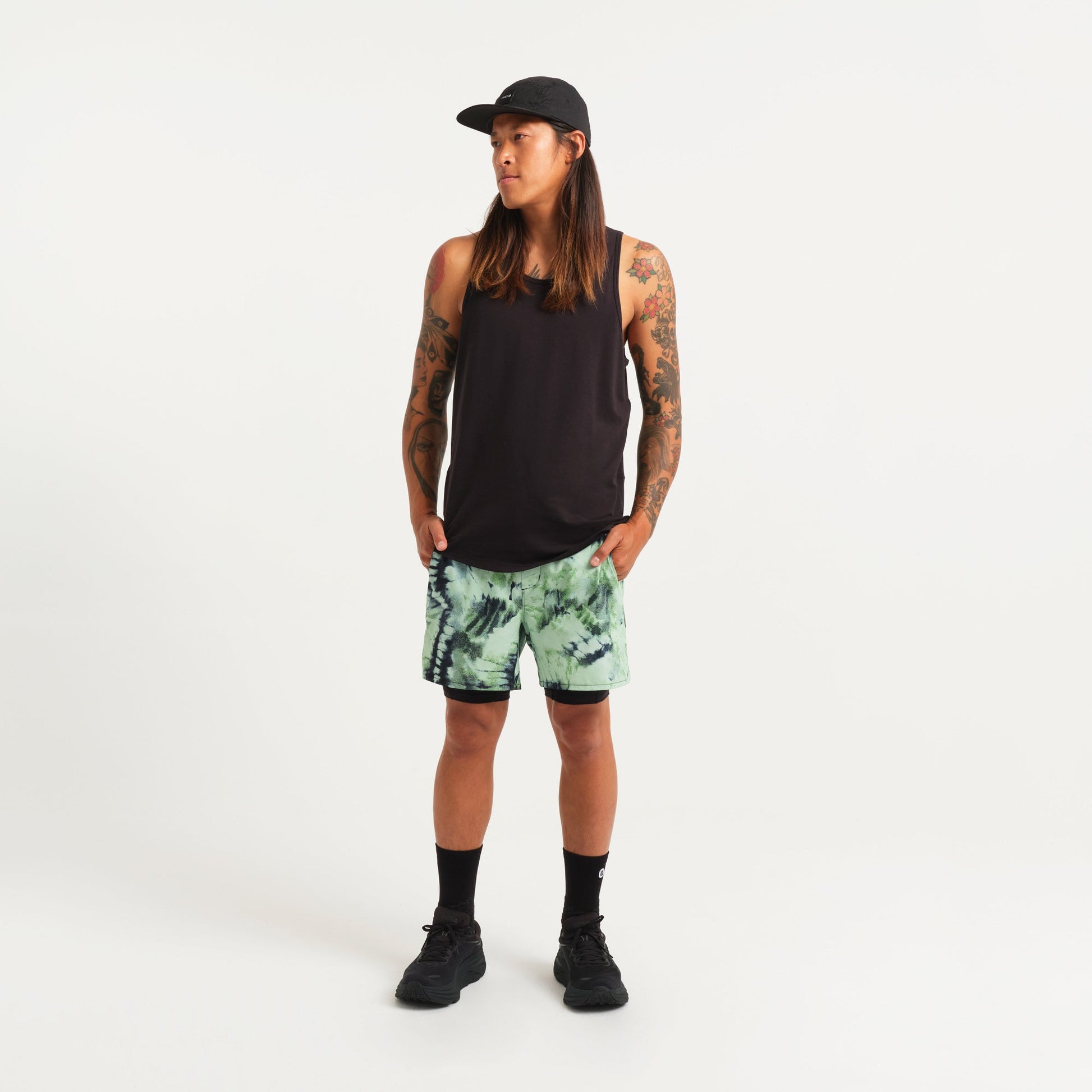Stance Flux Performance Liner Short Jade |model