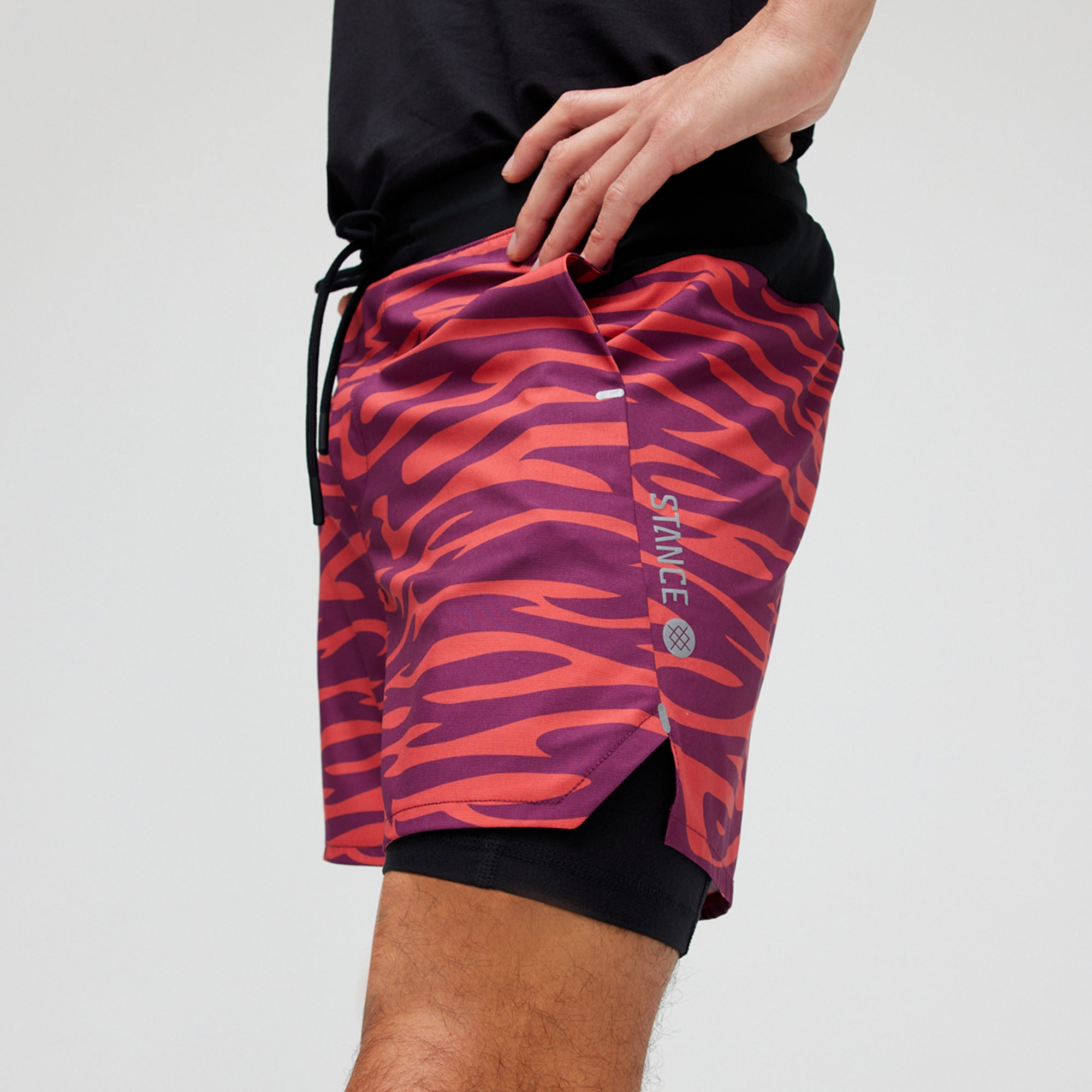 Stance Flux Performance Liner Short Purple |model