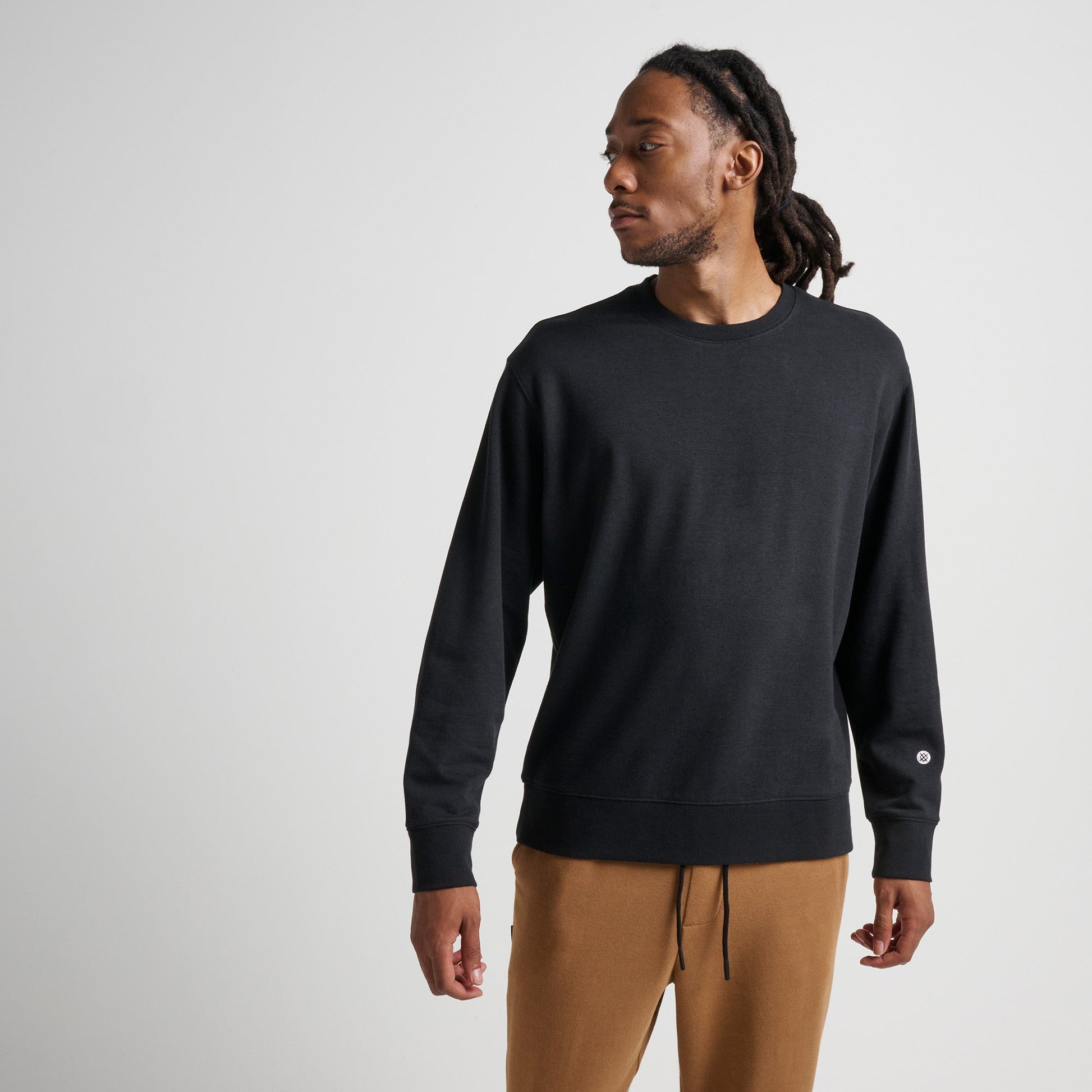 Stance Shelter Crew Black |model
