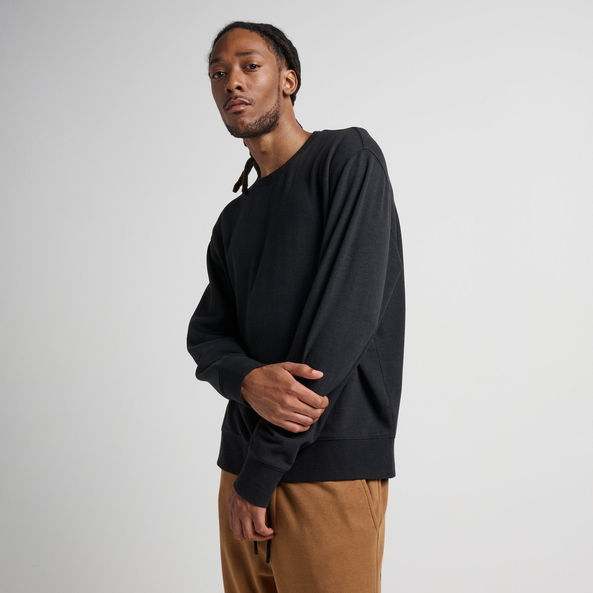 Stance Shelter Crew Black |model