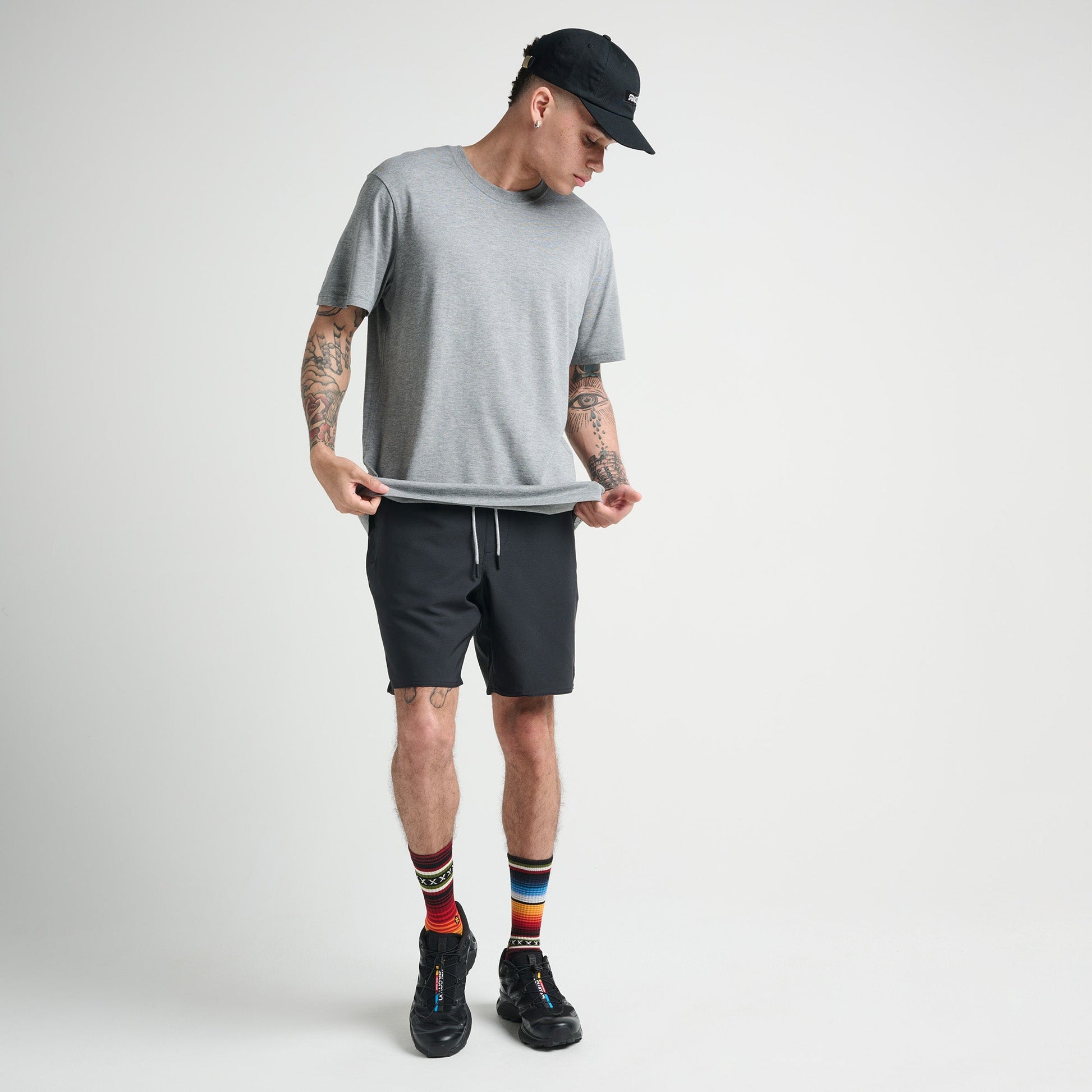 Stance Complex Short Anthracite |model