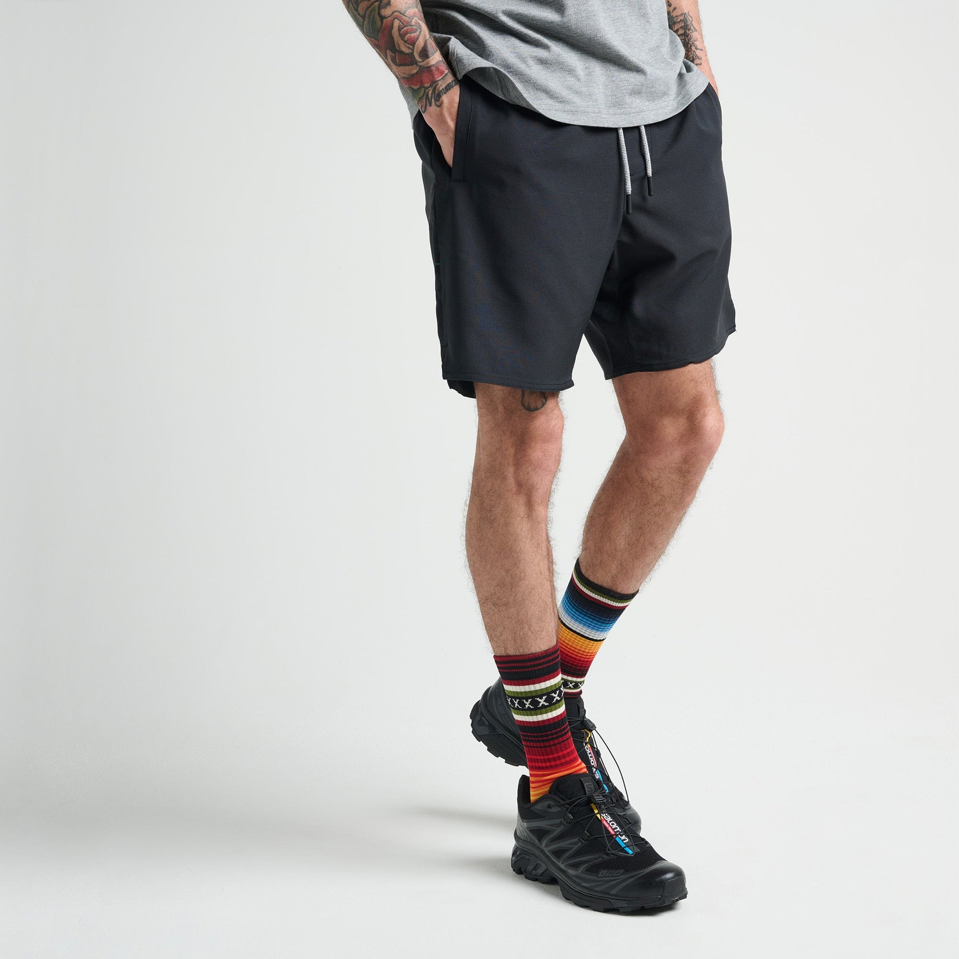 Stance Complex Short Anthracite |model