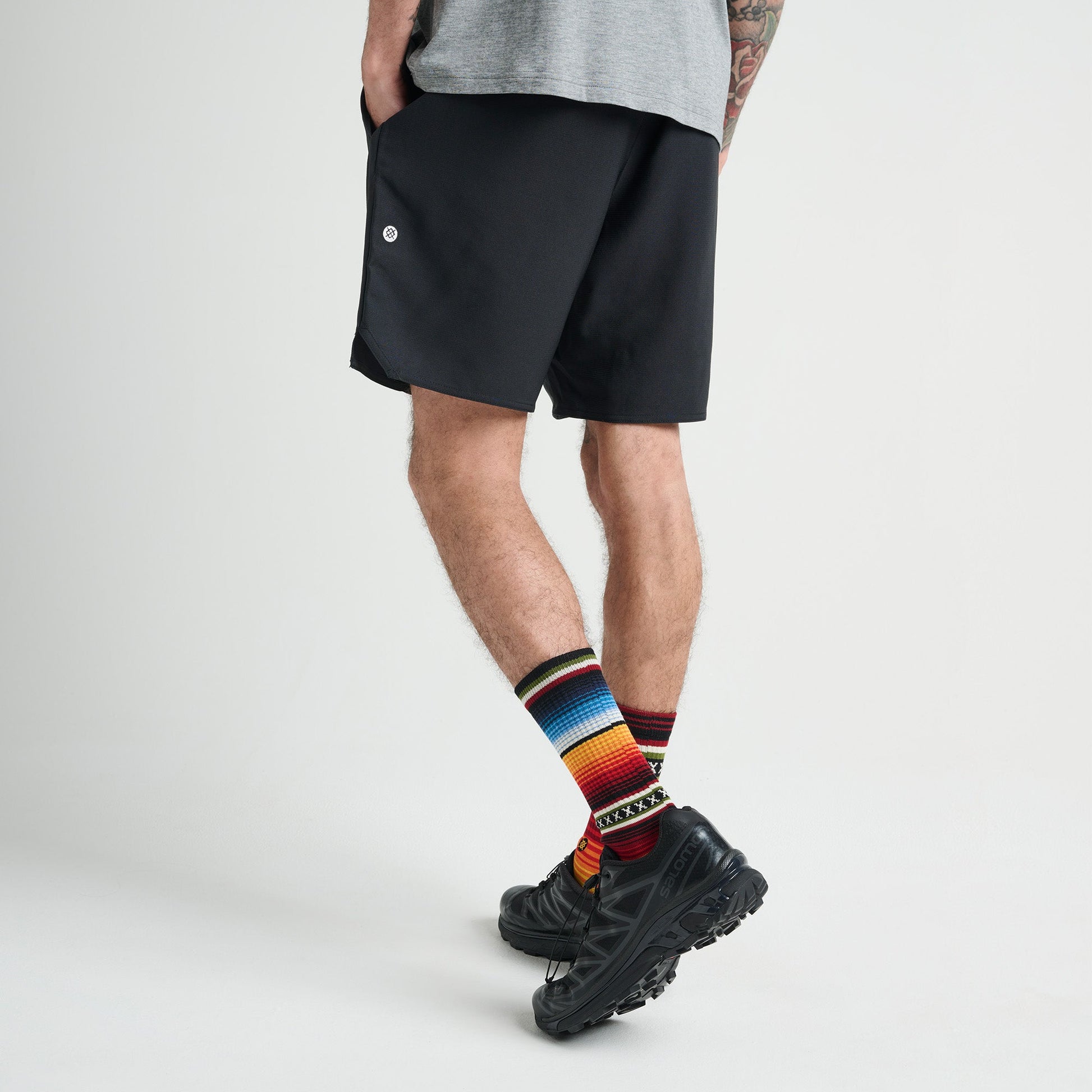 Stance Complex Short Anthracite |model