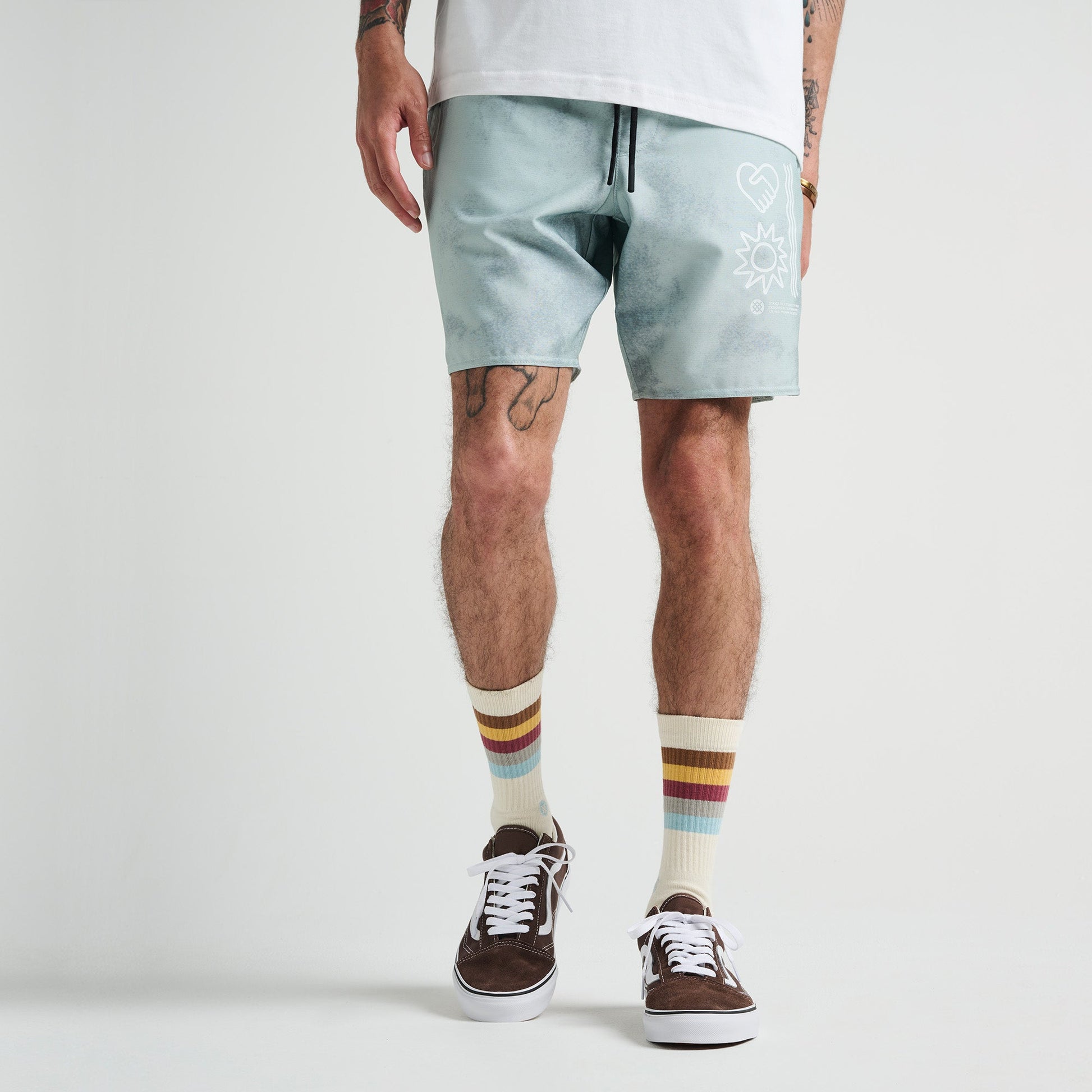 Stance Complex Short Blue Fade |model