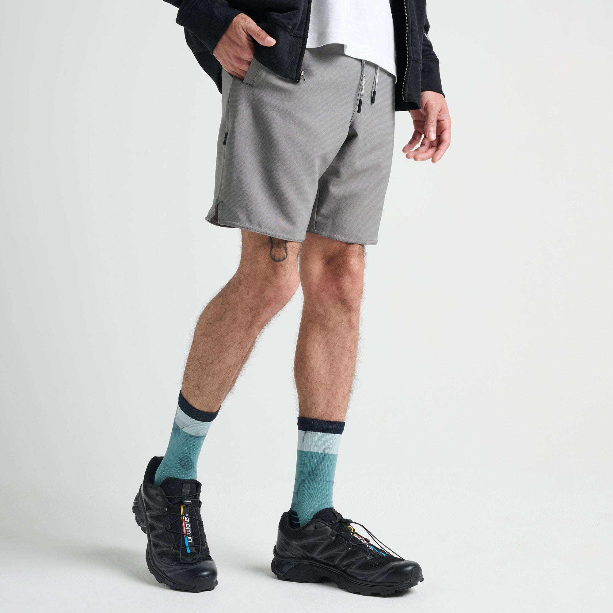 Stance Complex Short Charcoal |model
