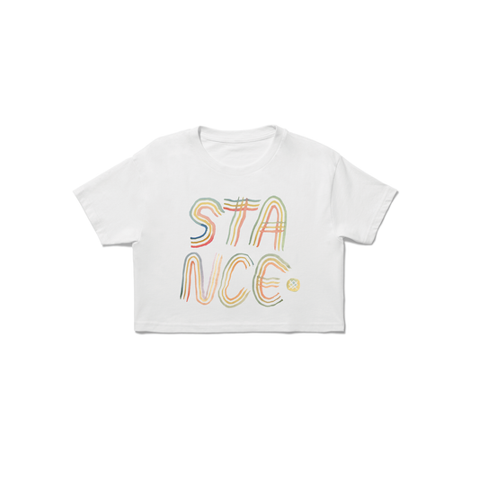 Stance Pride And Joy Crop T-Shirt White