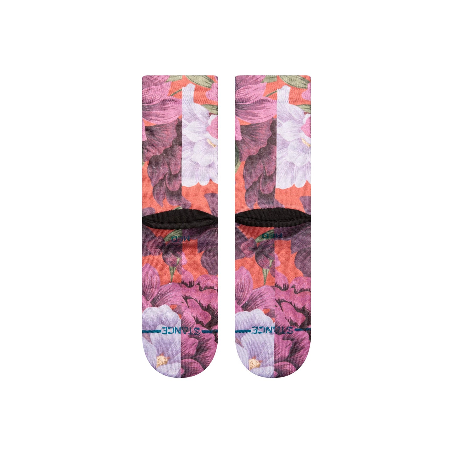 Stance Nice To Meet You Crew Sock Red Fade